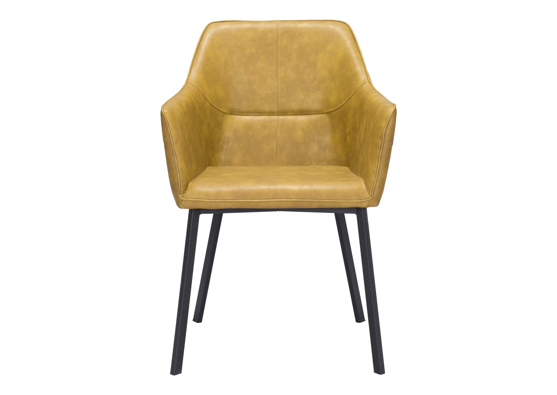 Loiret Dining Chair (Set Of 2) Yellow,Zuo