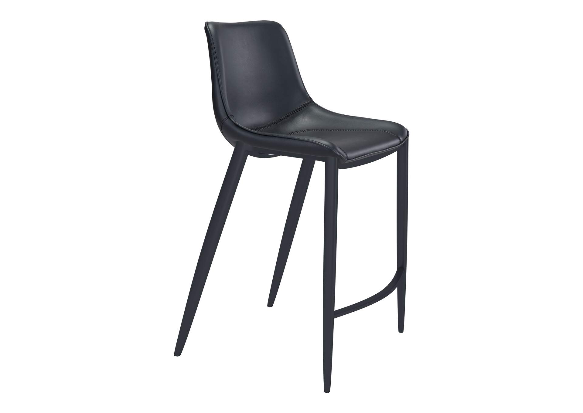Magnus Barstool (Set Of 2) Black,Zuo