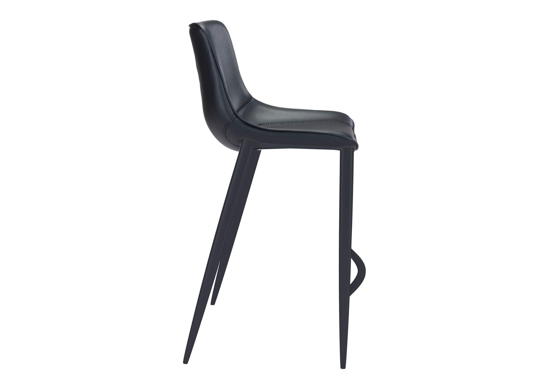 Magnus Barstool (Set Of 2) Black,Zuo