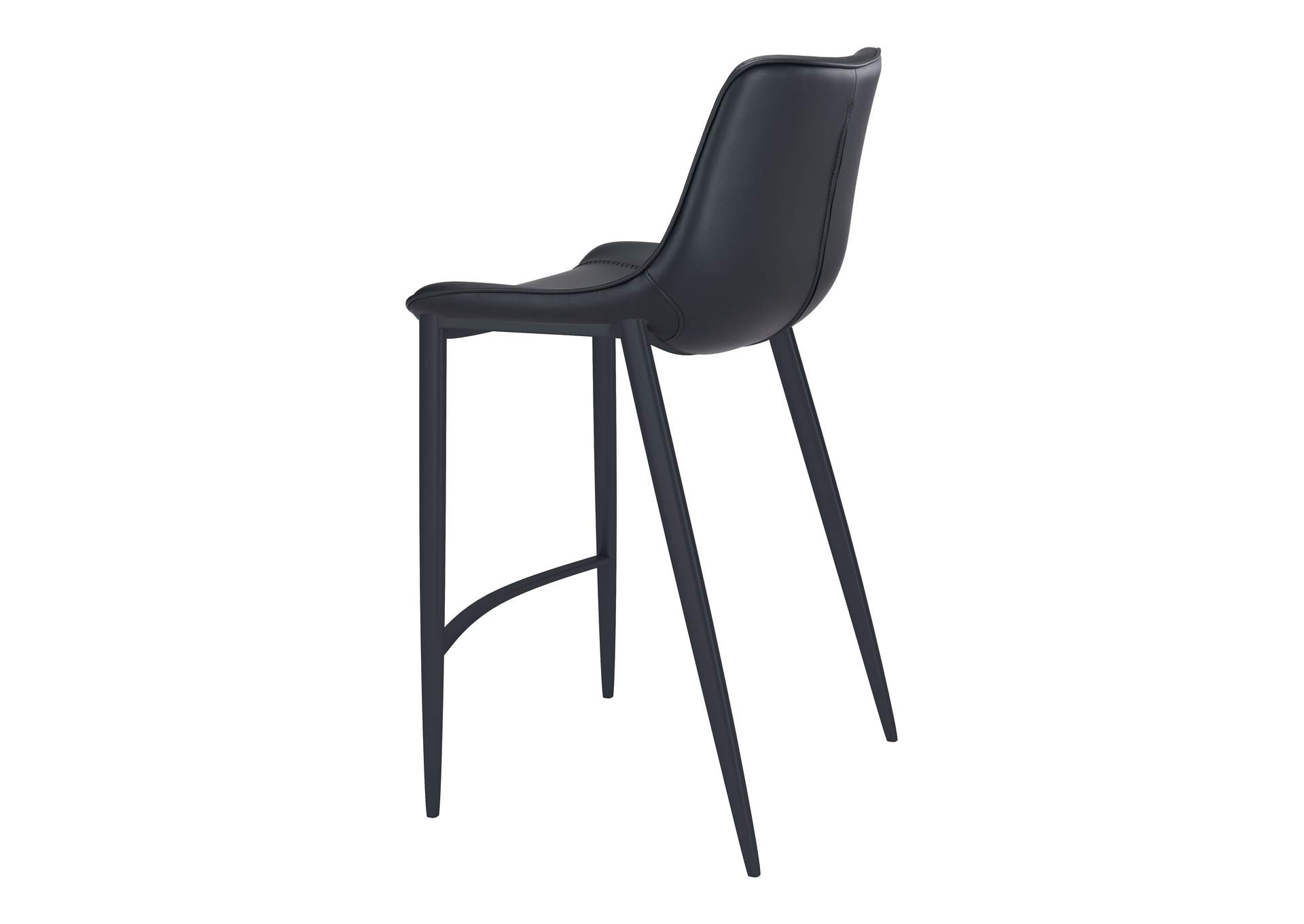 Magnus Barstool (Set Of 2) Black,Zuo