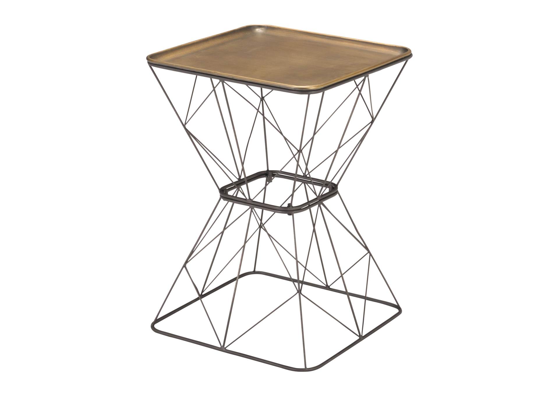 Timothy Side Table Gold,Zuo