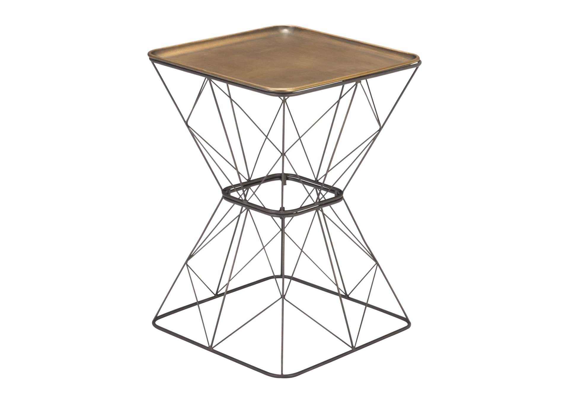 Timothy Side Table Gold,Zuo