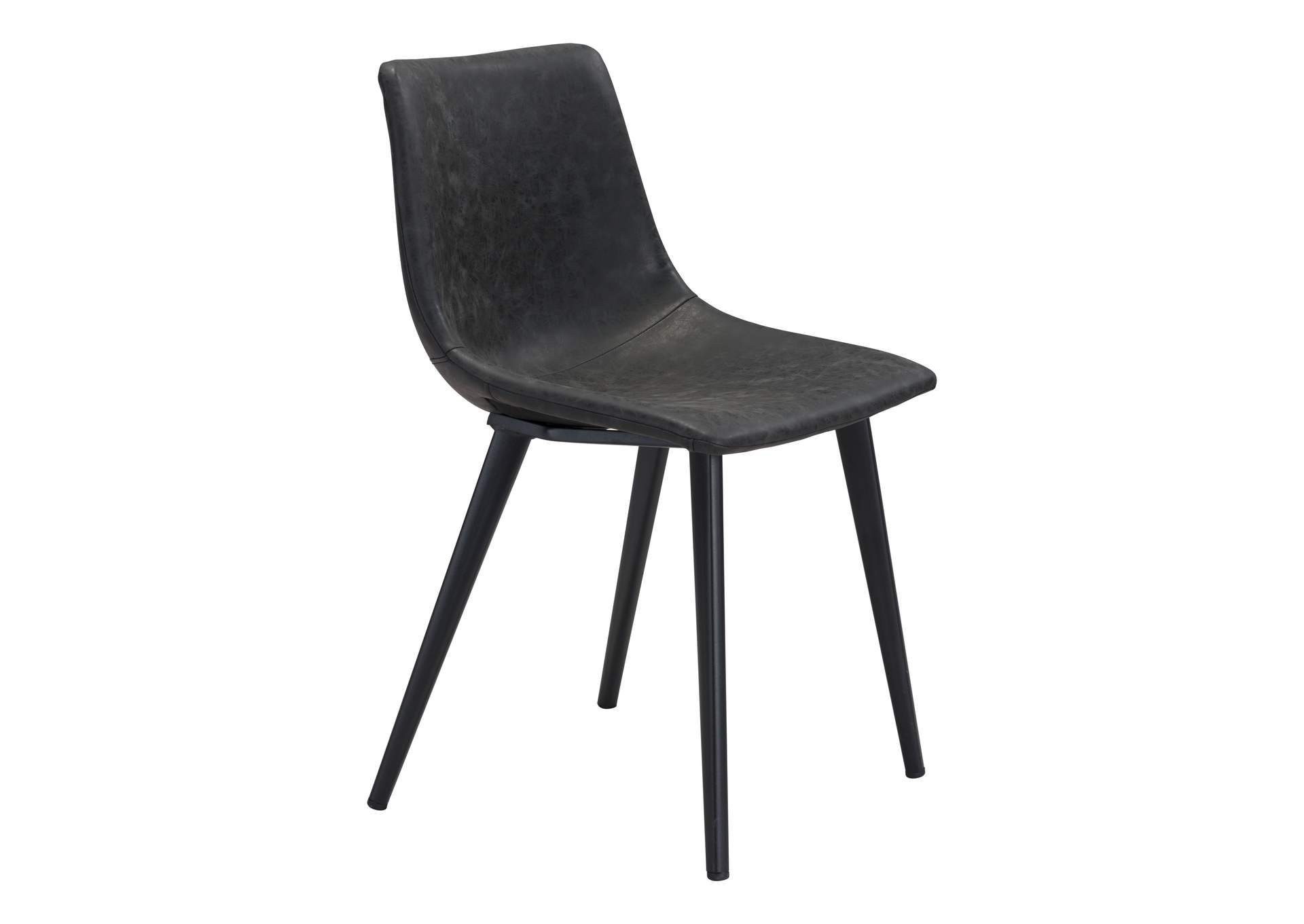 Daniel Dining Chair (Set Of 2) Vintage Black,Zuo