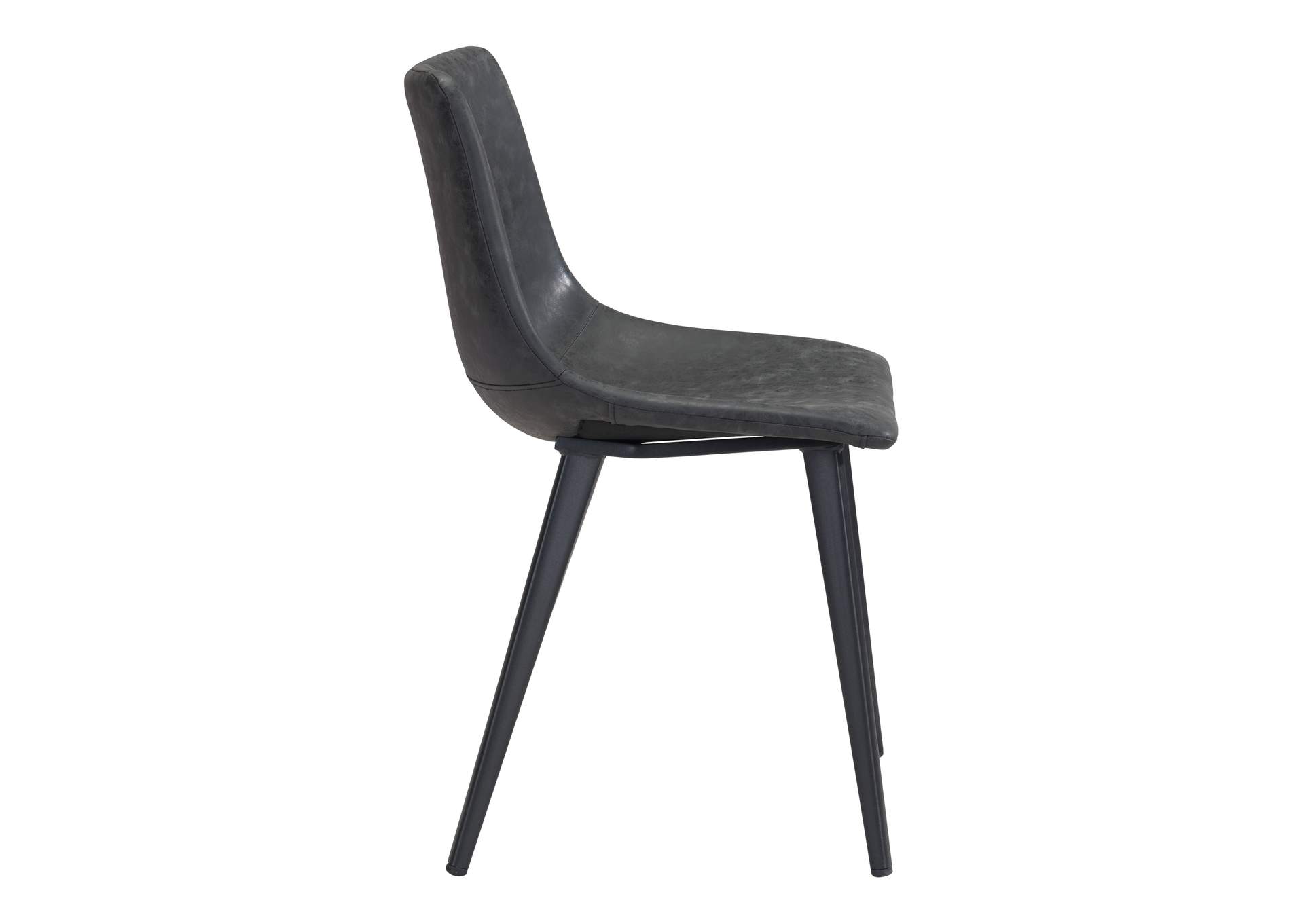 Daniel Dining Chair (Set Of 2) Vintage Black,Zuo