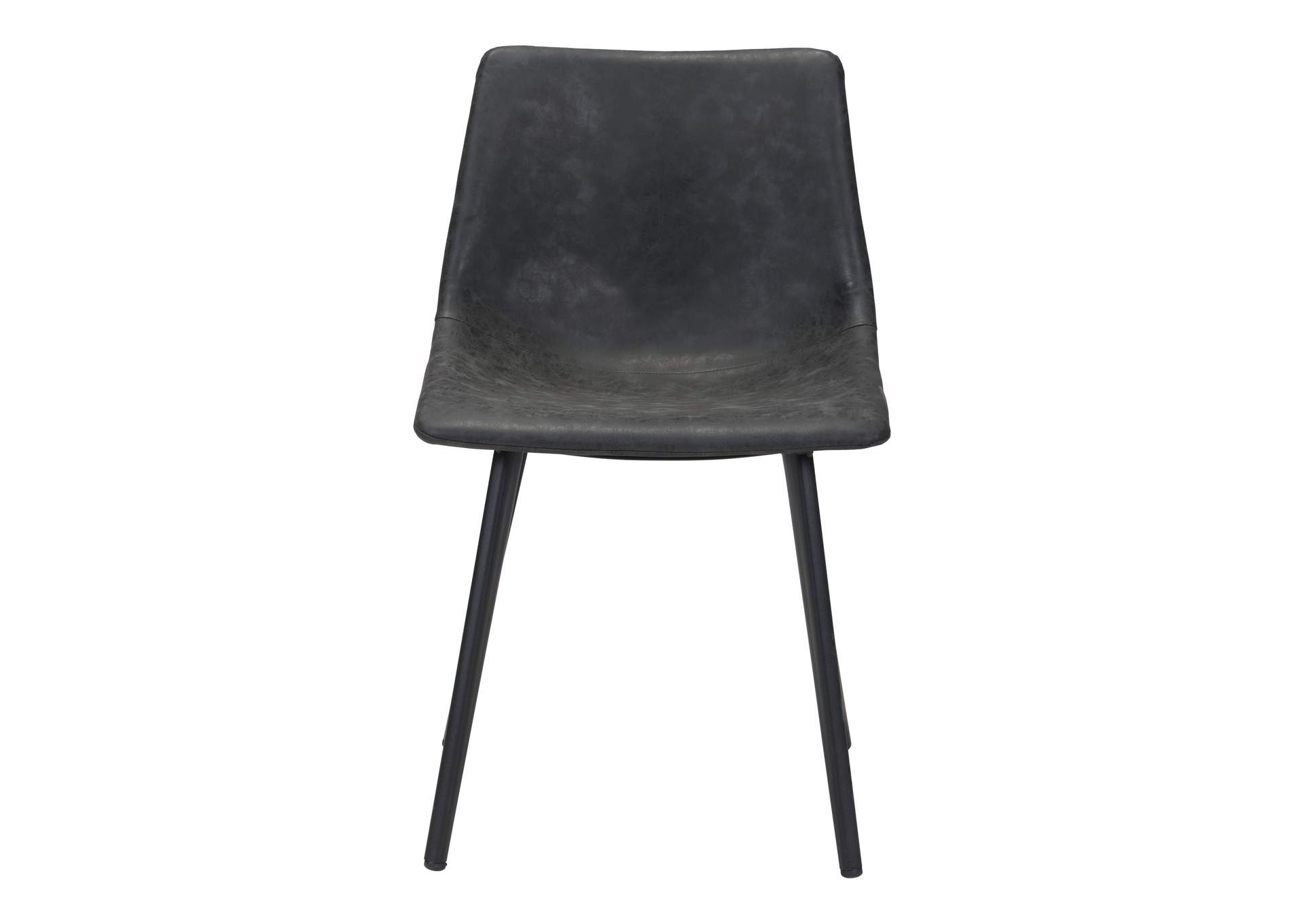 Daniel Dining Chair (Set Of 2) Vintage Black,Zuo