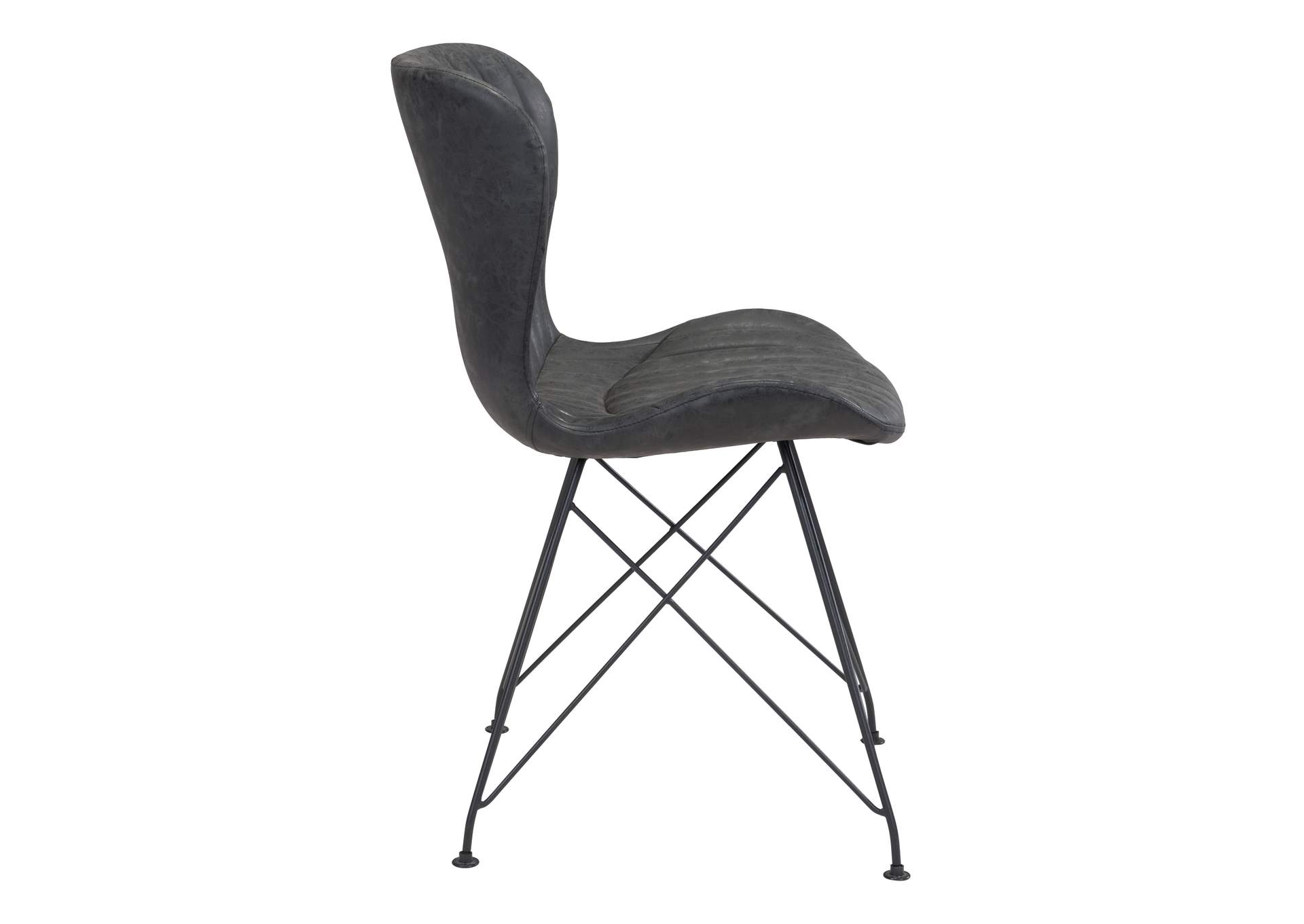 Gabby Dining Chair (Set Of 2) Vintage Black,Zuo