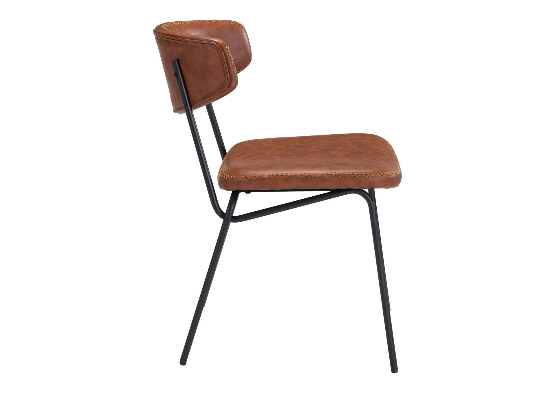 Ellen Dining Chair (Set Of 2) Vintage Brown,Zuo
