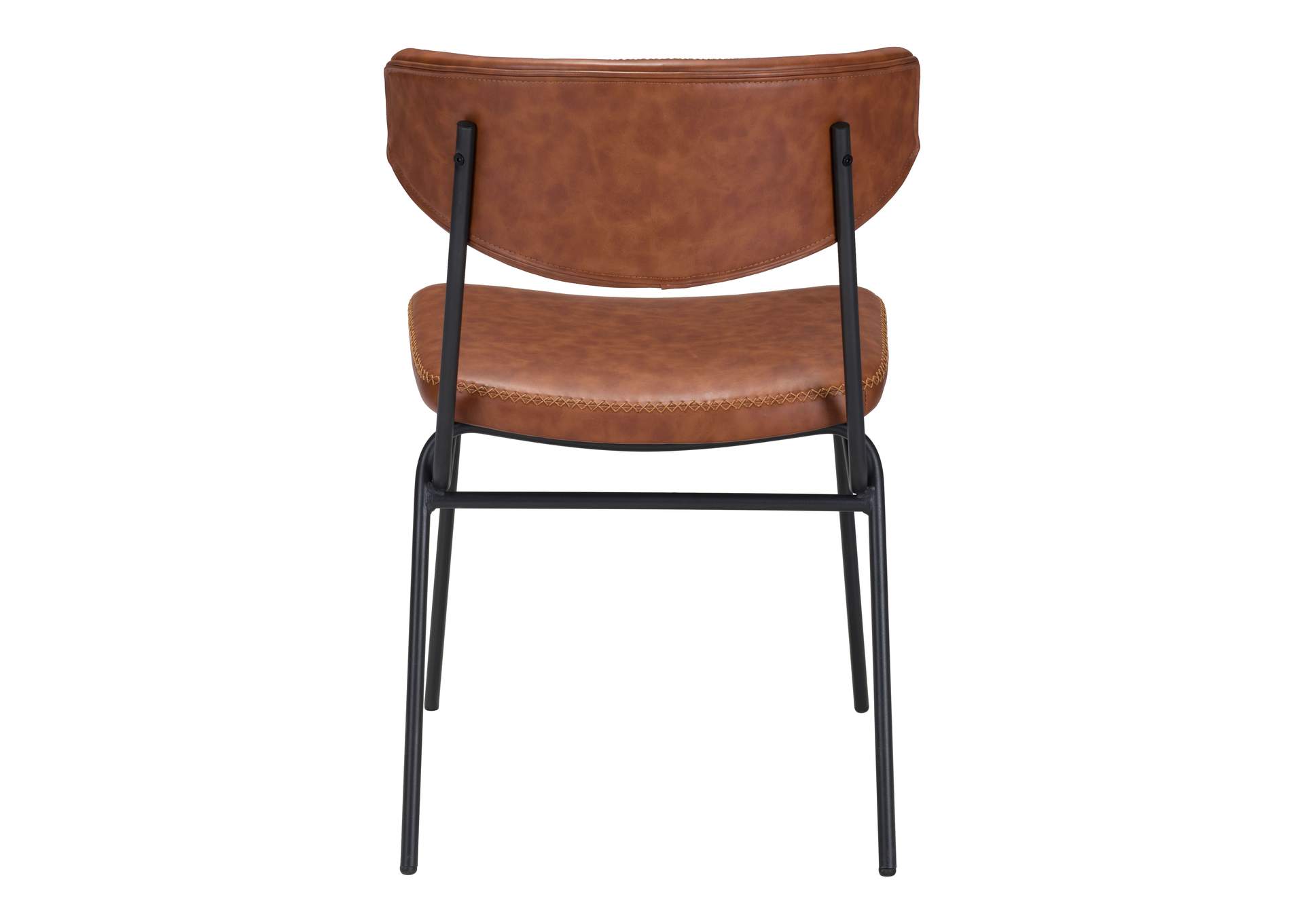 Ellen Dining Chair (Set Of 2) Vintage Brown,Zuo