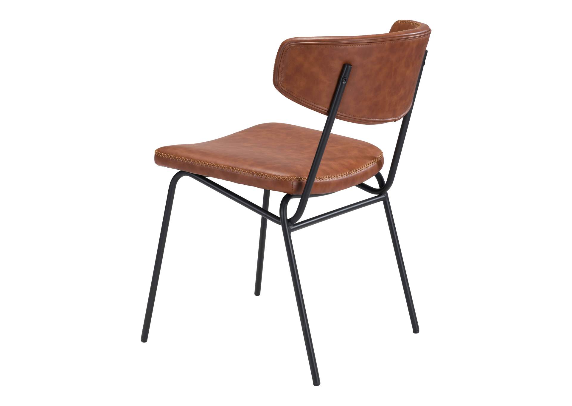 Ellen Dining Chair (Set Of 2) Vintage Brown,Zuo