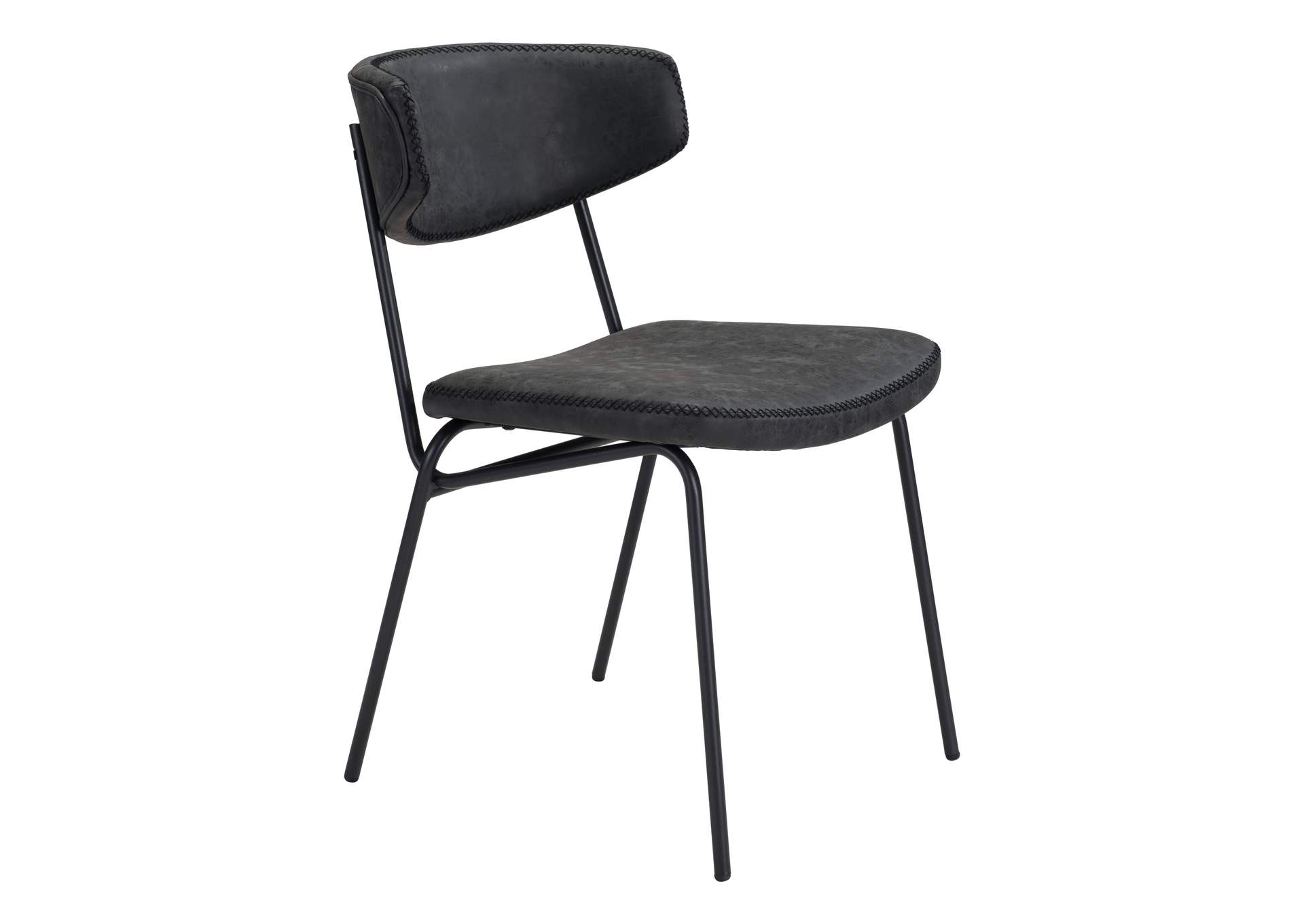 Ellen Dining Chair (Set Of 2) Vintage Black,Zuo