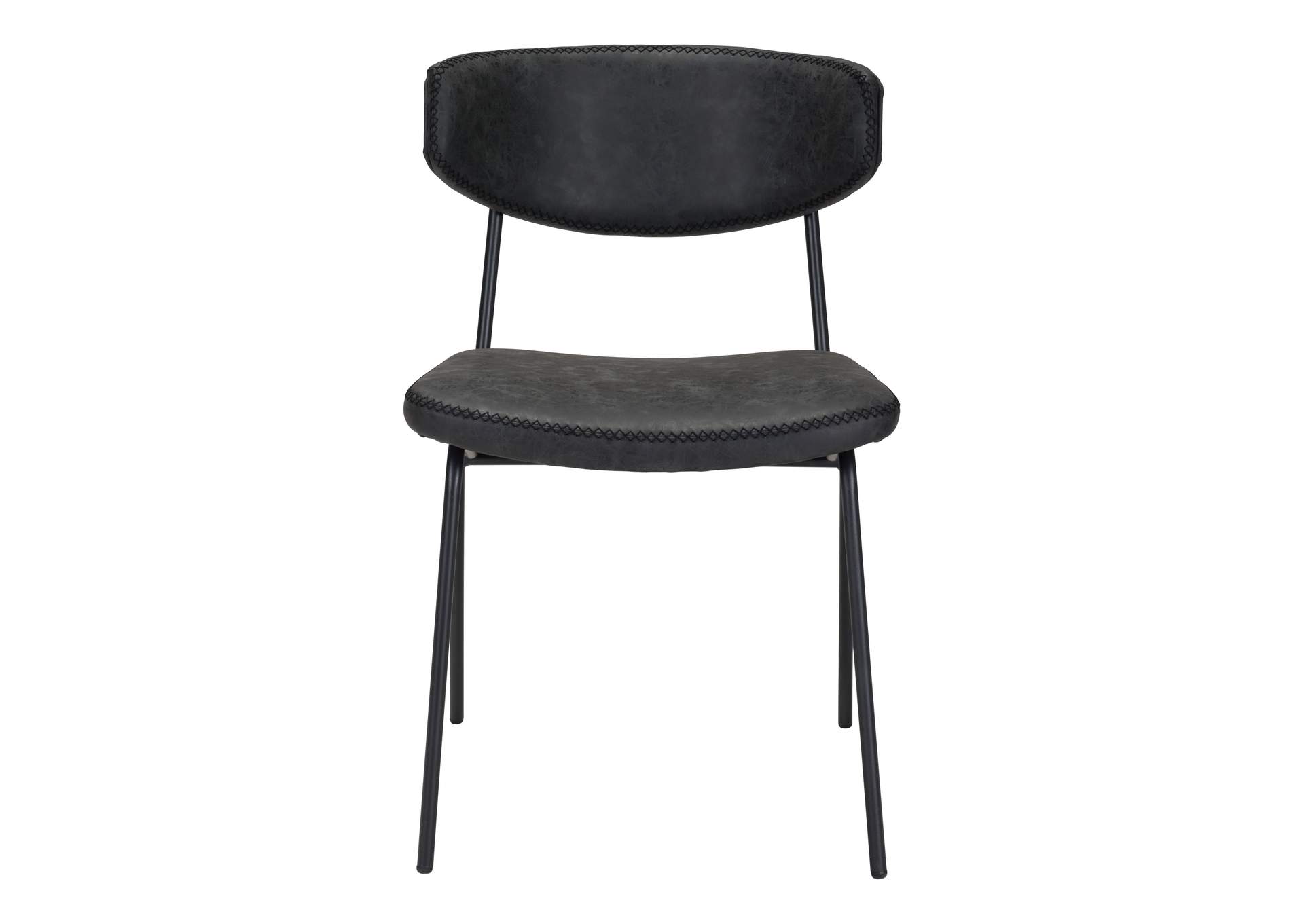 Ellen Dining Chair (Set Of 2) Vintage Black,Zuo