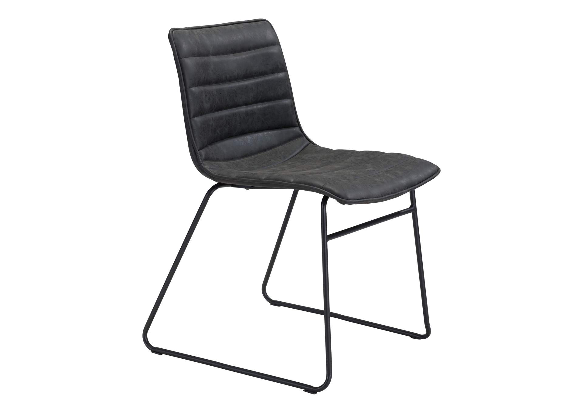 Jack Dining Chair (Set Of 2) Vintage Black,Zuo