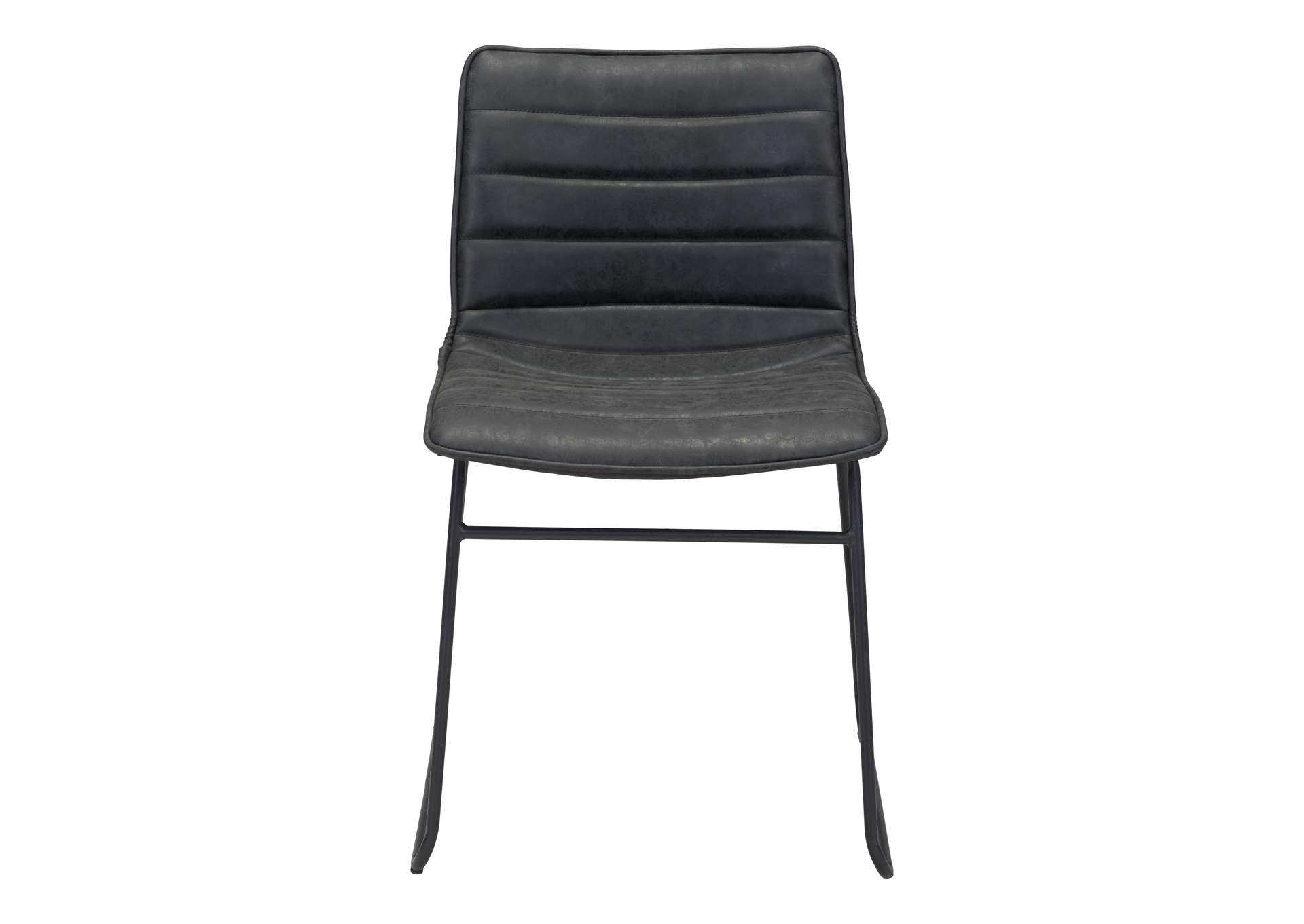 Jack Dining Chair (Set Of 2) Vintage Black,Zuo