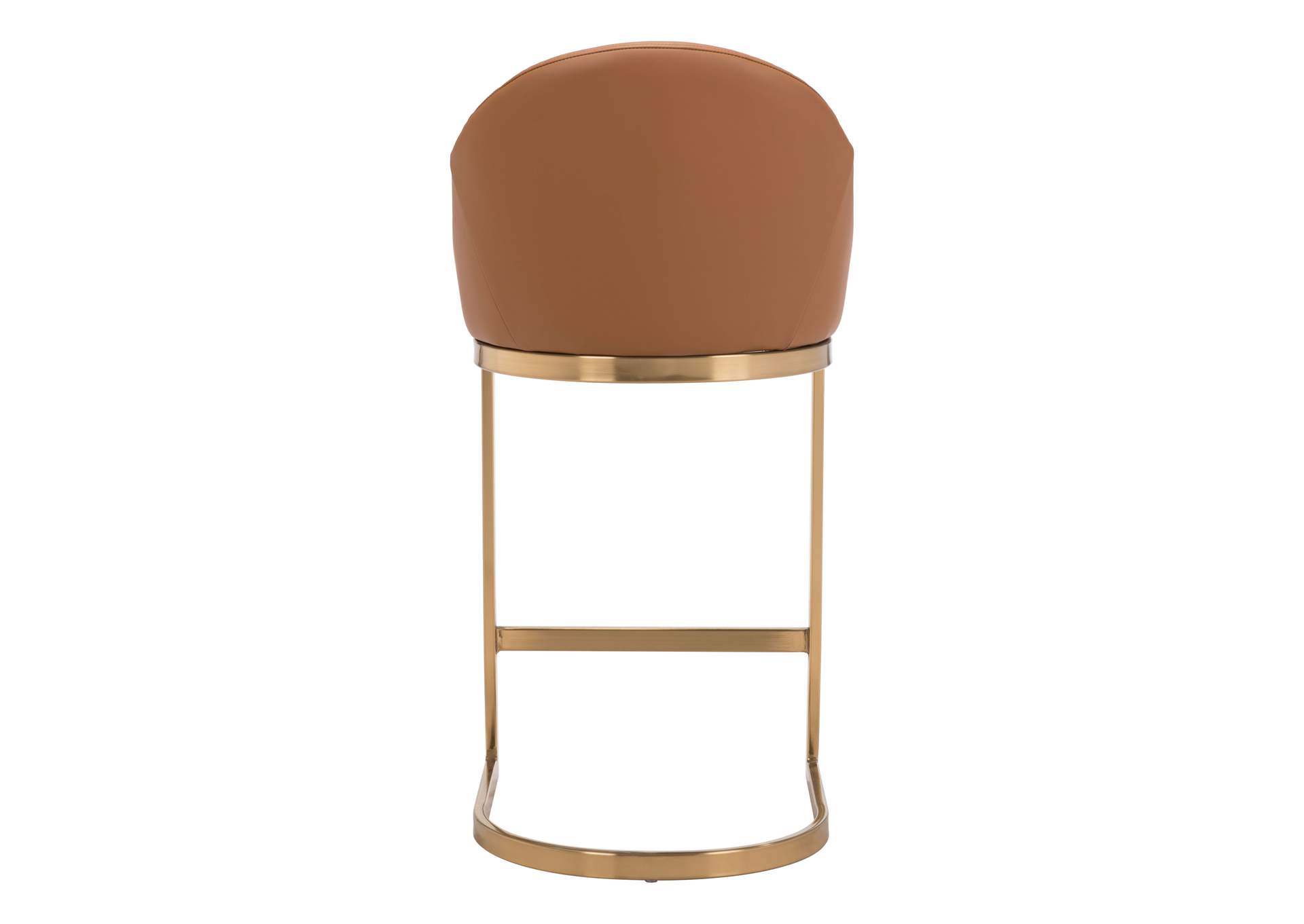 Scott Counter Stool Tan & Gold,Zuo