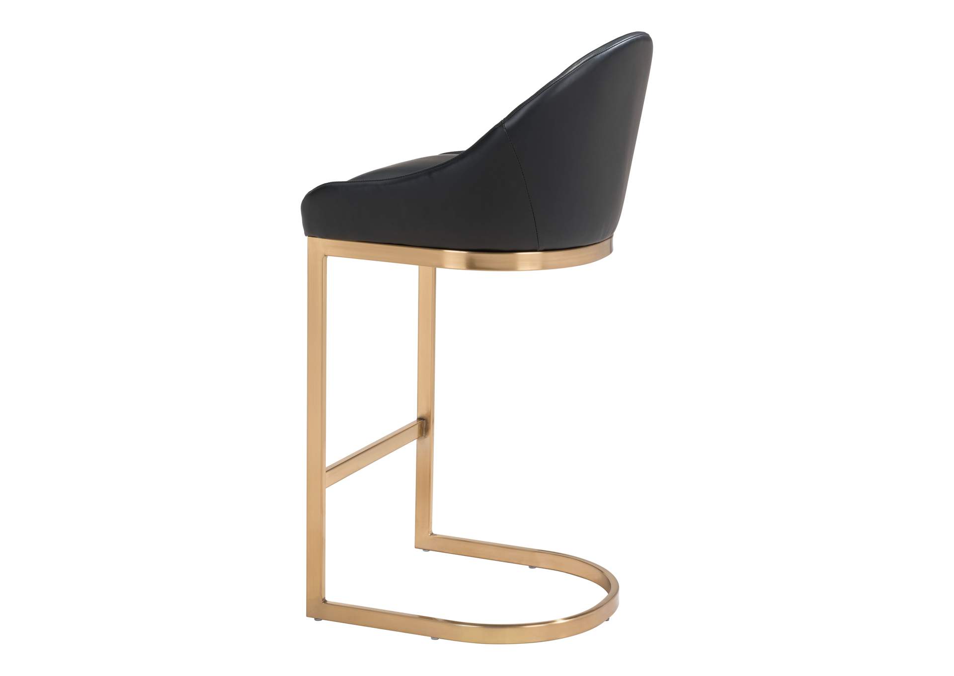 Scott Barstool Black & Gold,Zuo