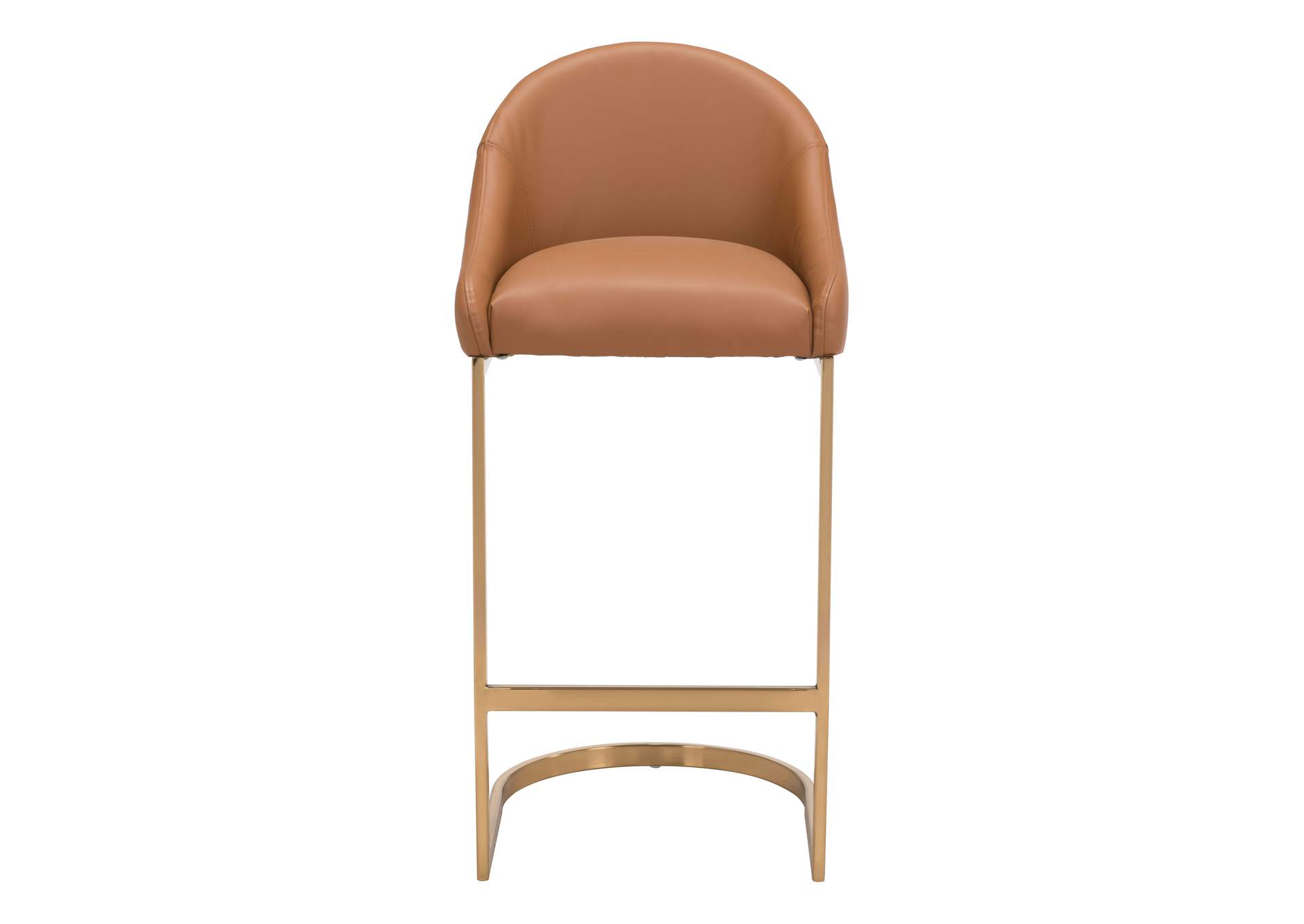 Scott Barstool Tan & Gold,Zuo