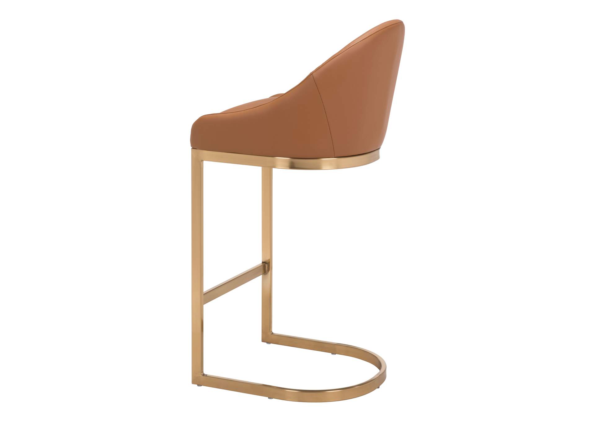 Scott Barstool Tan & Gold,Zuo