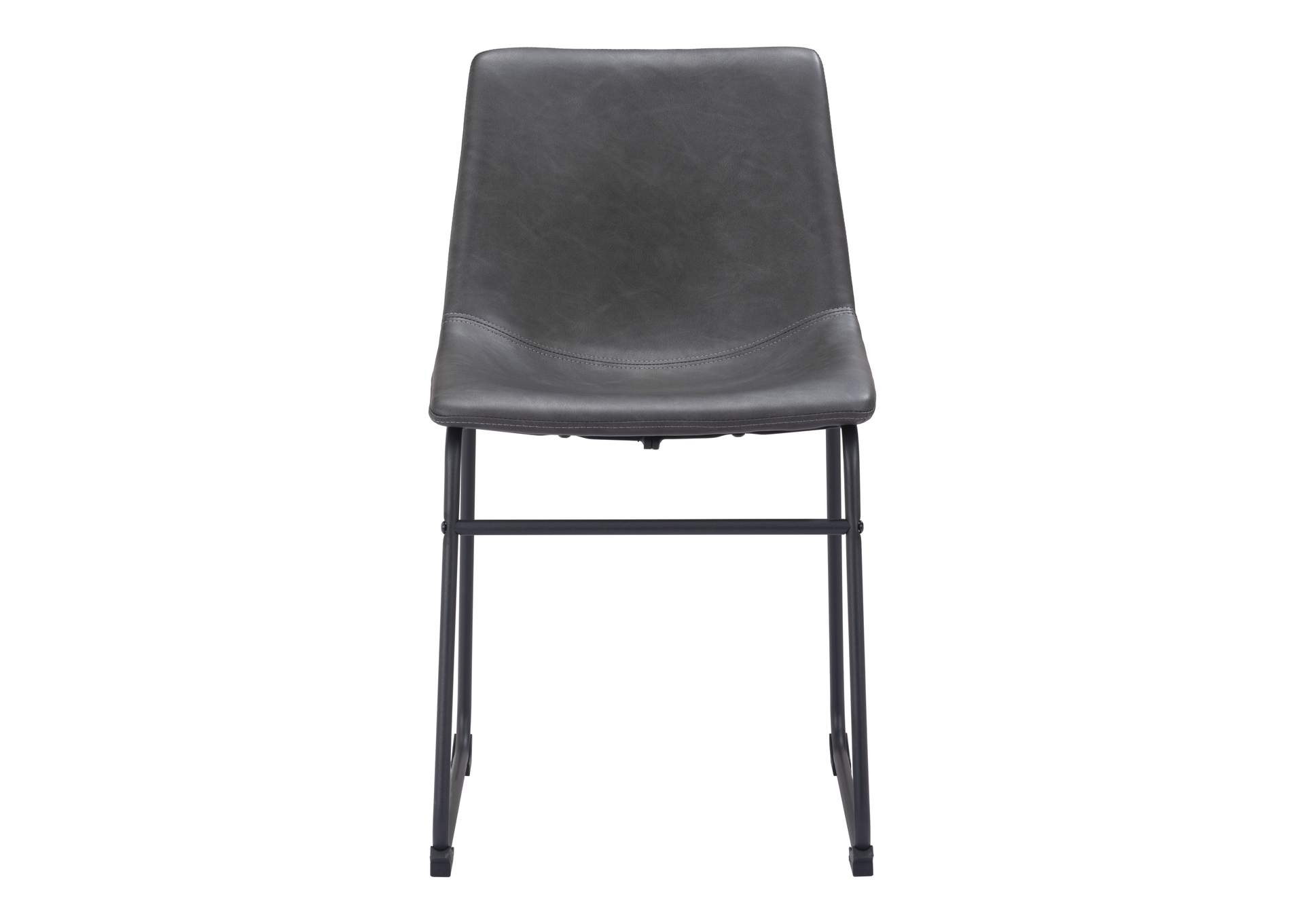 Smart Dining Chair (Set Of 2) Charcoal,Zuo