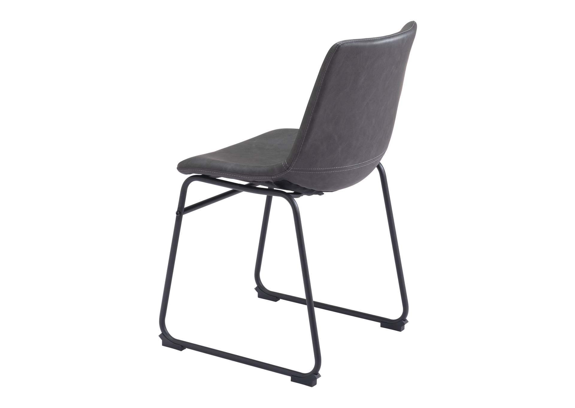 Smart Dining Chair (Set Of 2) Charcoal,Zuo