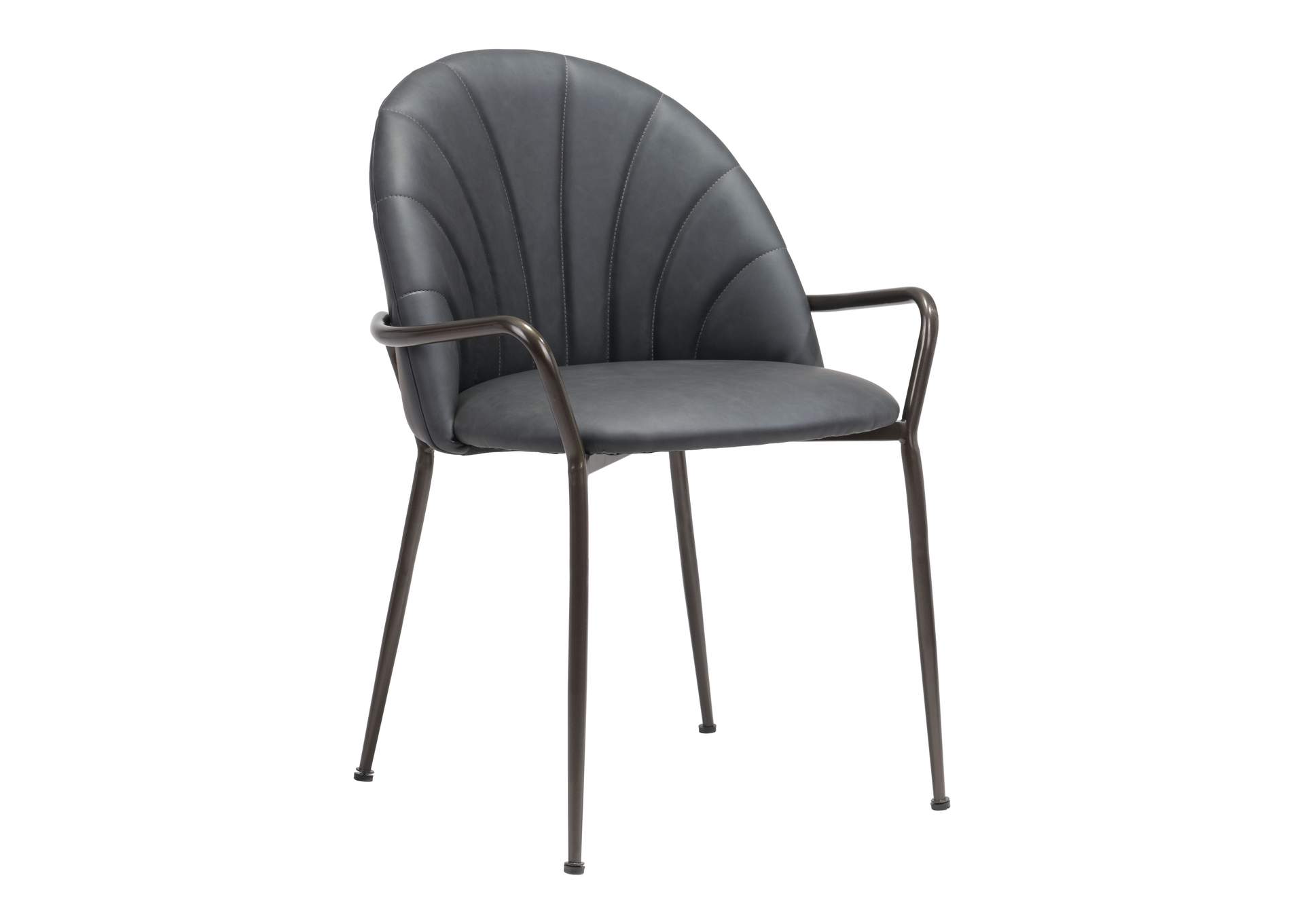 Kurt Dining Chair (Set Of 2) Gray,Zuo