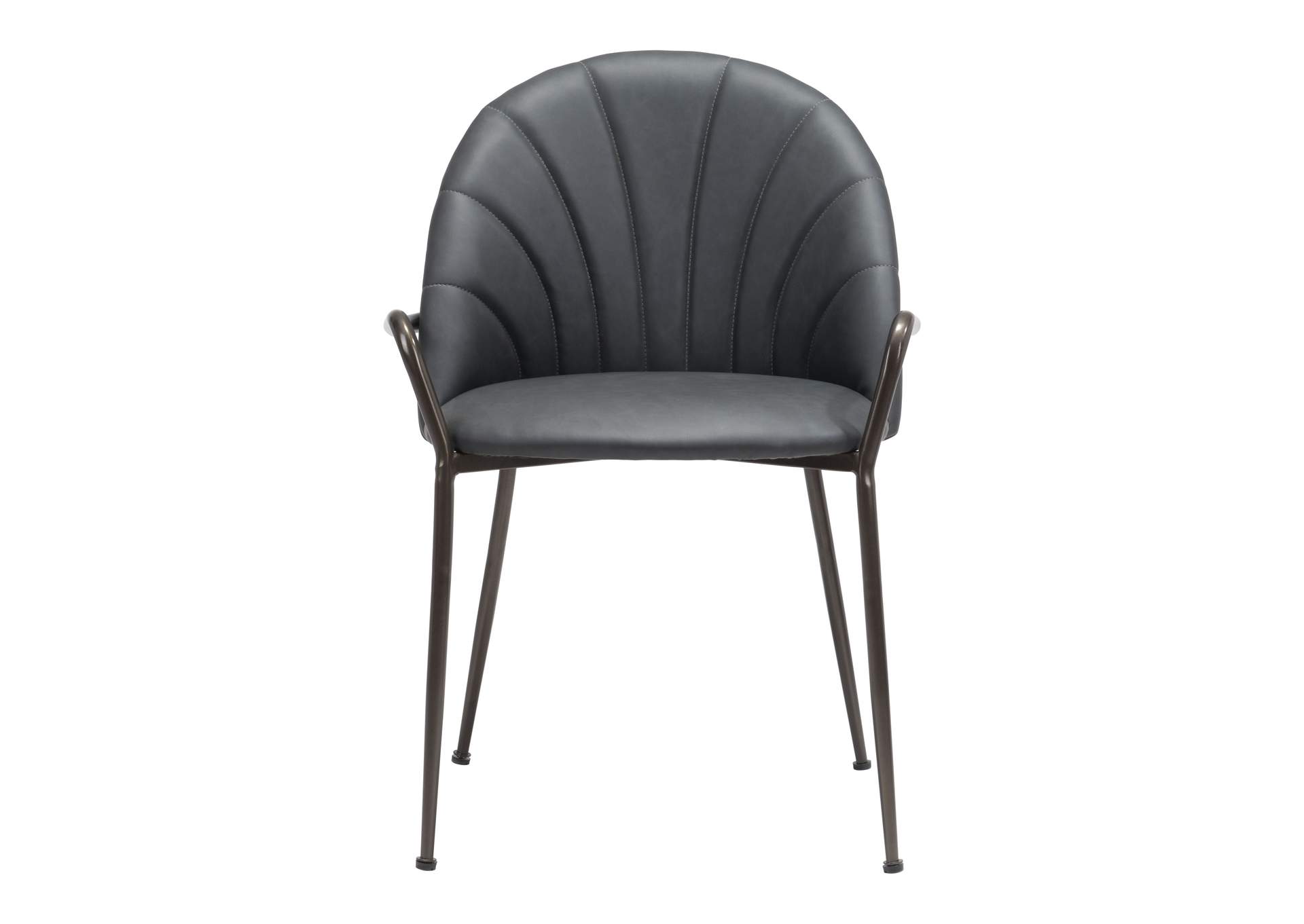 Kurt Dining Chair (Set Of 2) Gray,Zuo