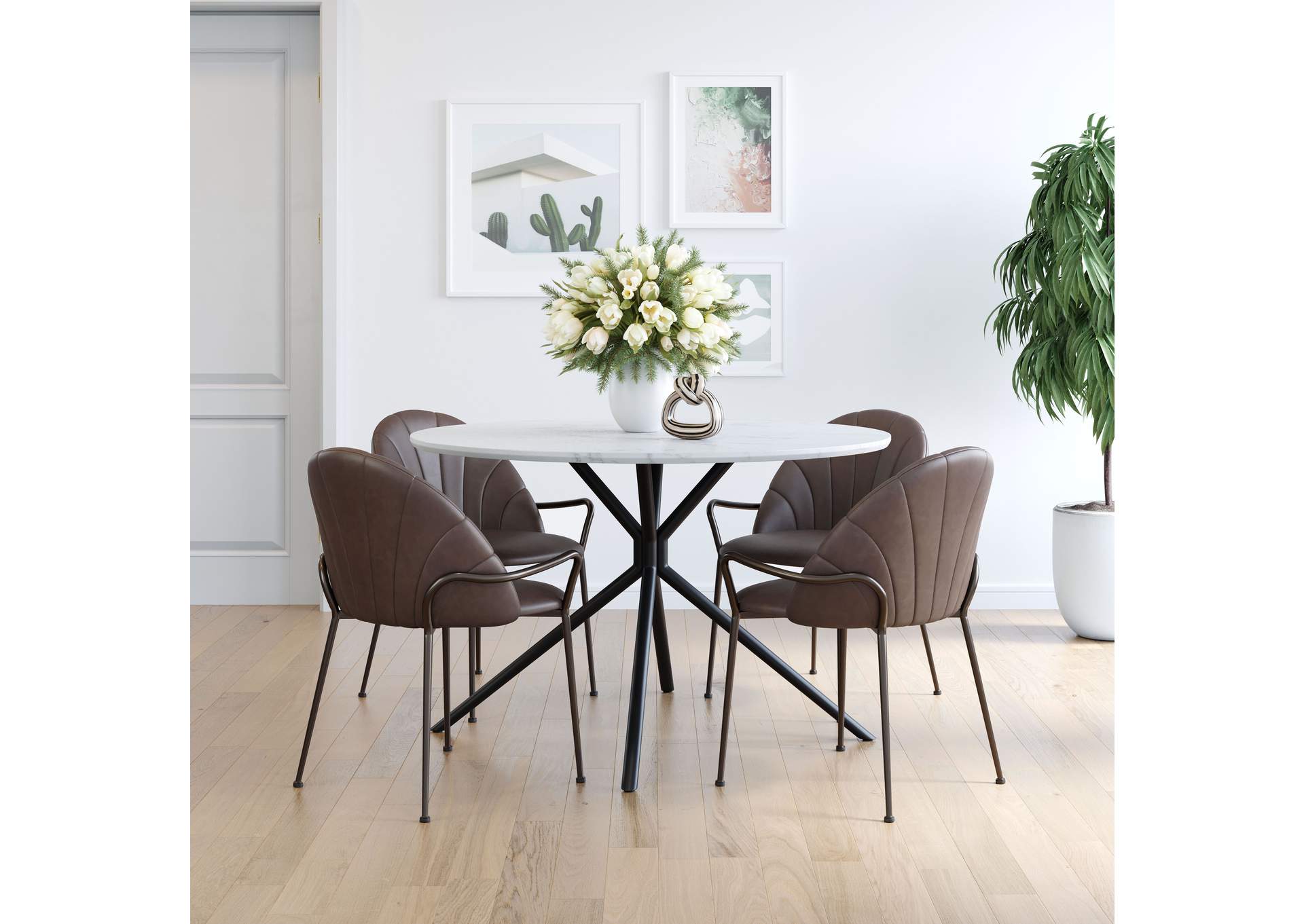 Kurt Dining Chair (Set Of 2) Espresso,Zuo