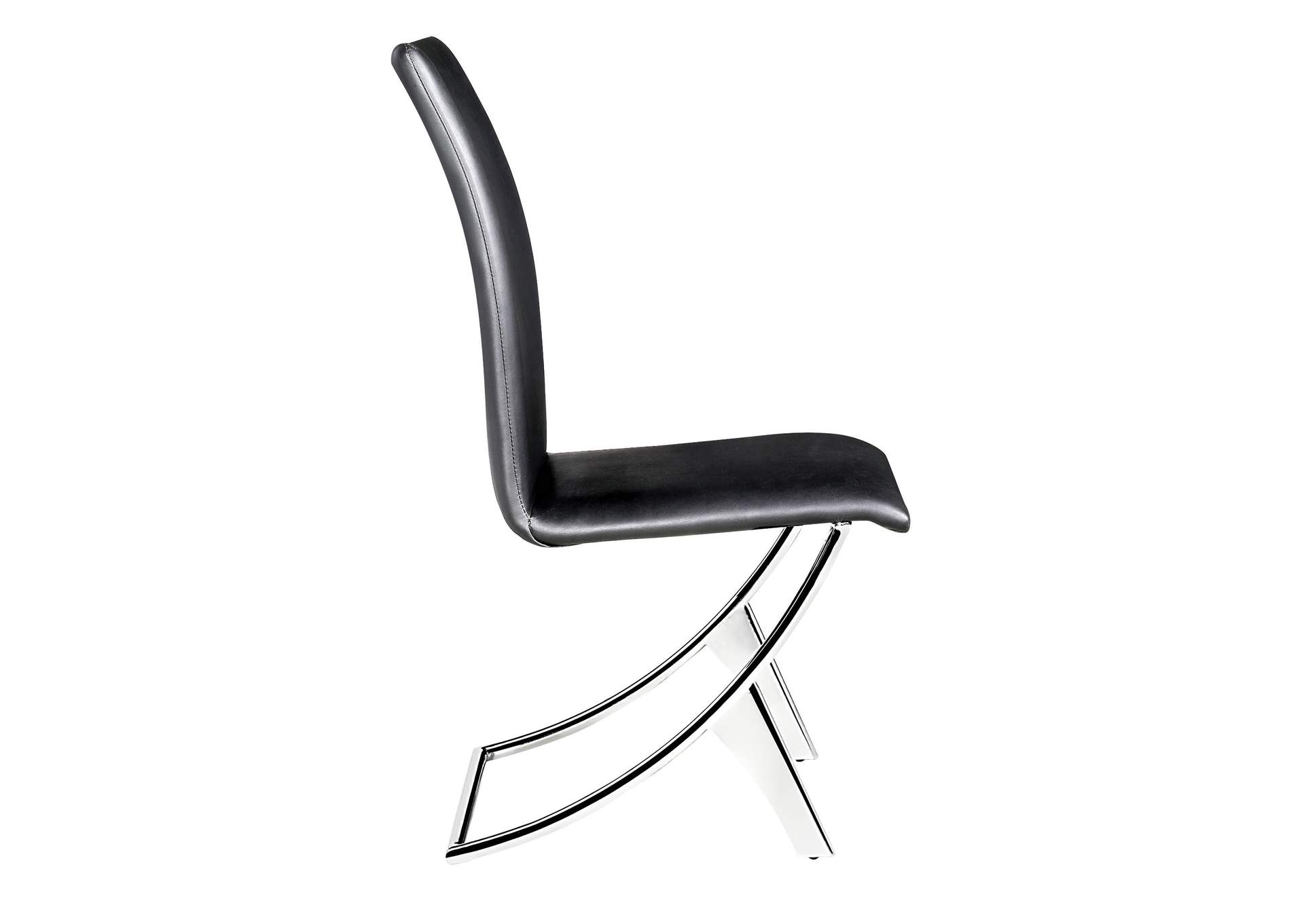 Delfin Dining Chair (Set Of 2) Black,Zuo