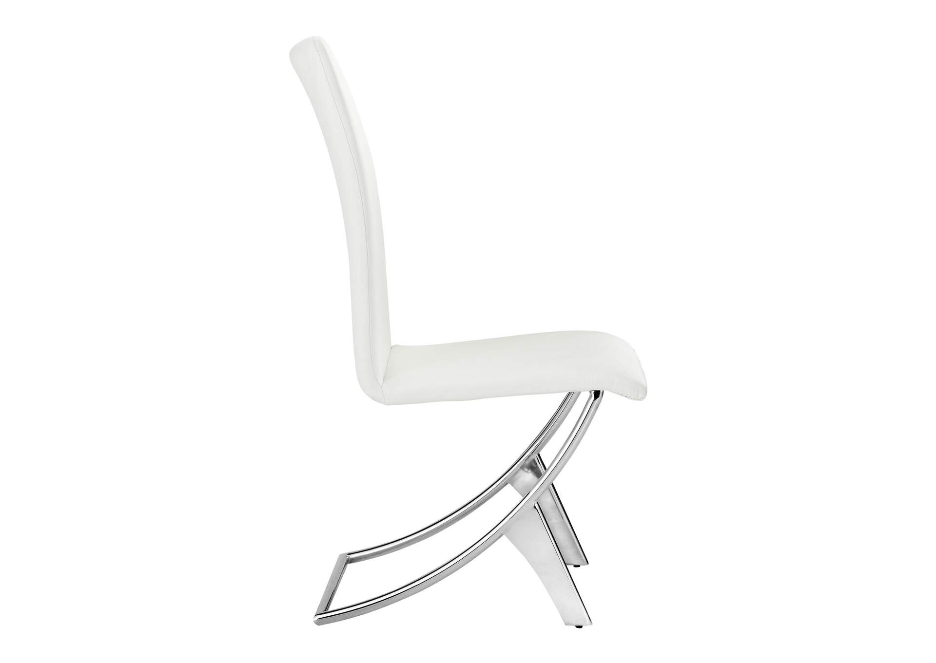 Delfin Dining Chair (Set Of 2) White,Zuo