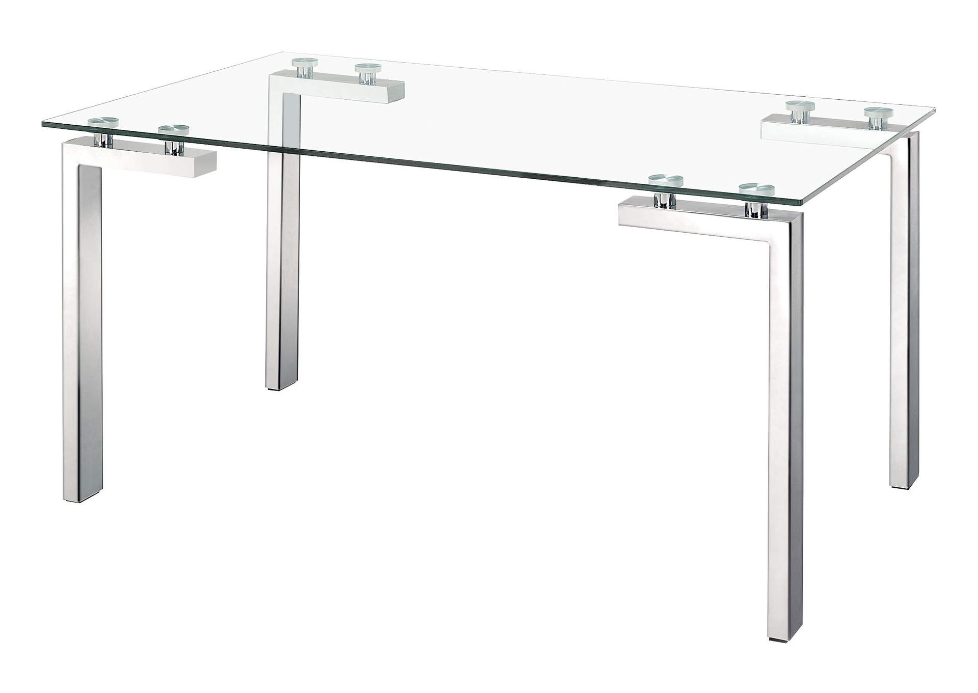 Roca Dining Table Chrome,Zuo