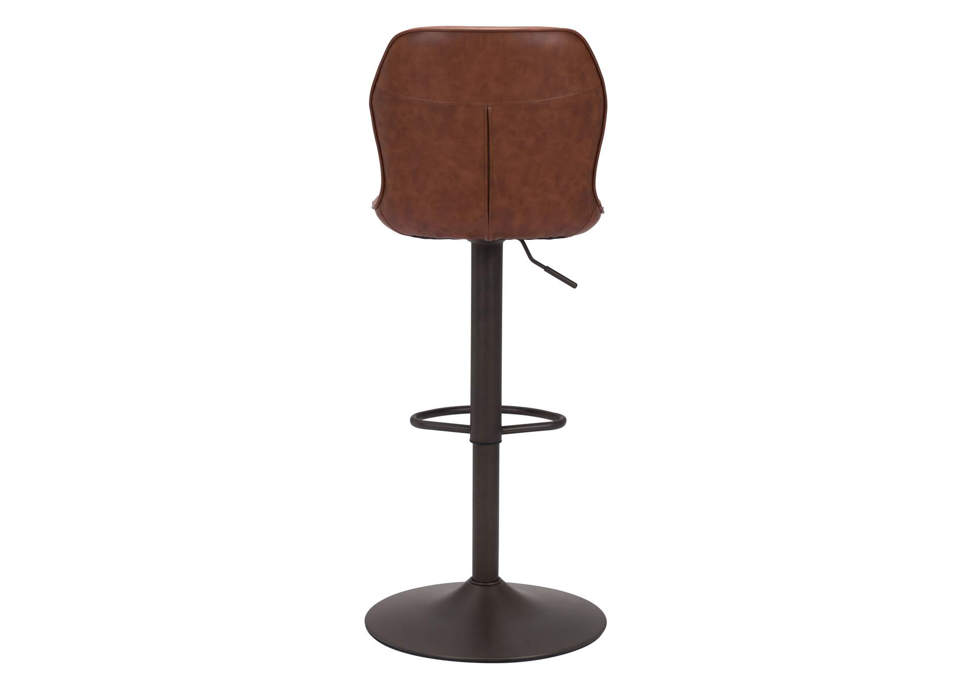 Vital Barstool Vintage Brown & Dark Bronze,Zuo