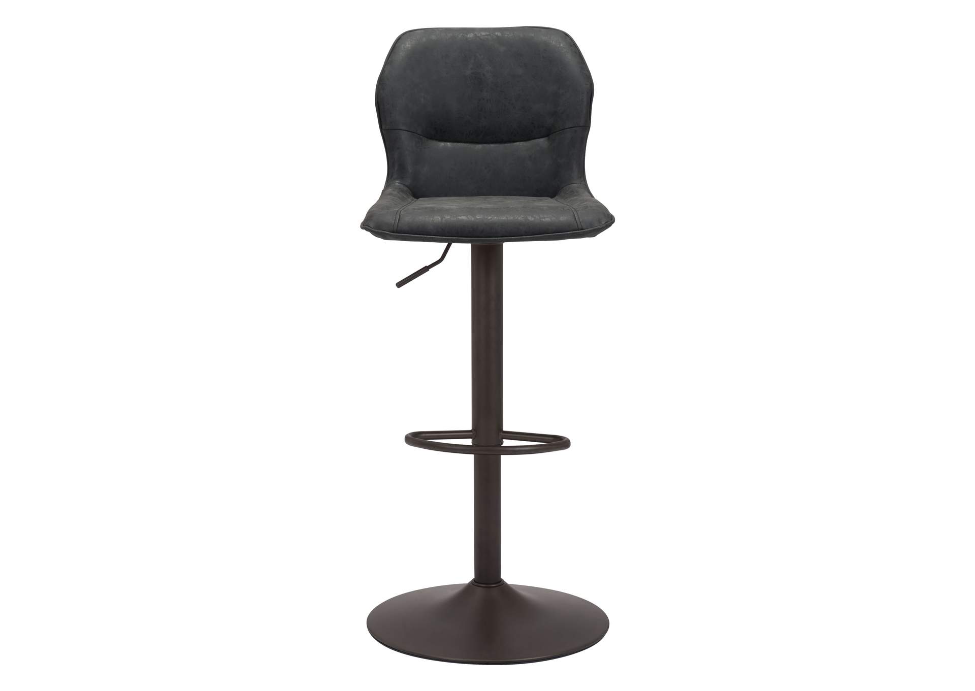 Vital Barstool Vintage Black & Dark Bronze,Zuo
