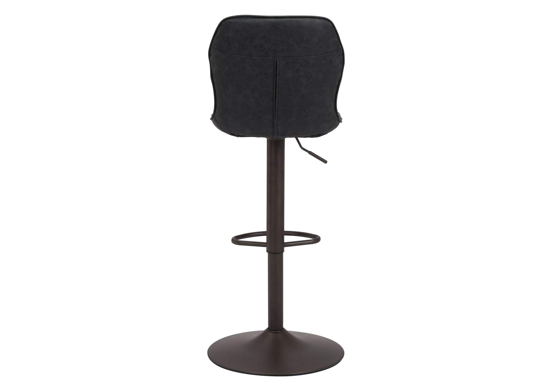 Vital Barstool Vintage Black & Dark Bronze,Zuo