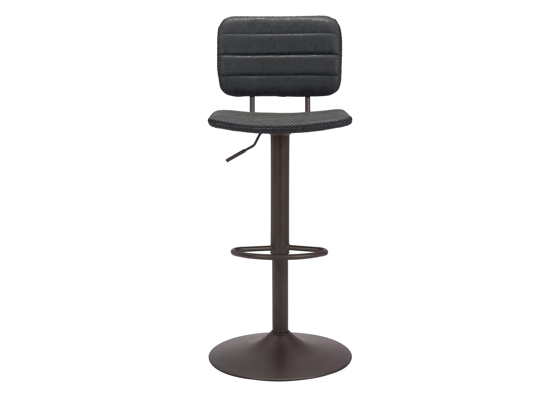 Holden Barstool Vintage Black & Dark Bronze,Zuo