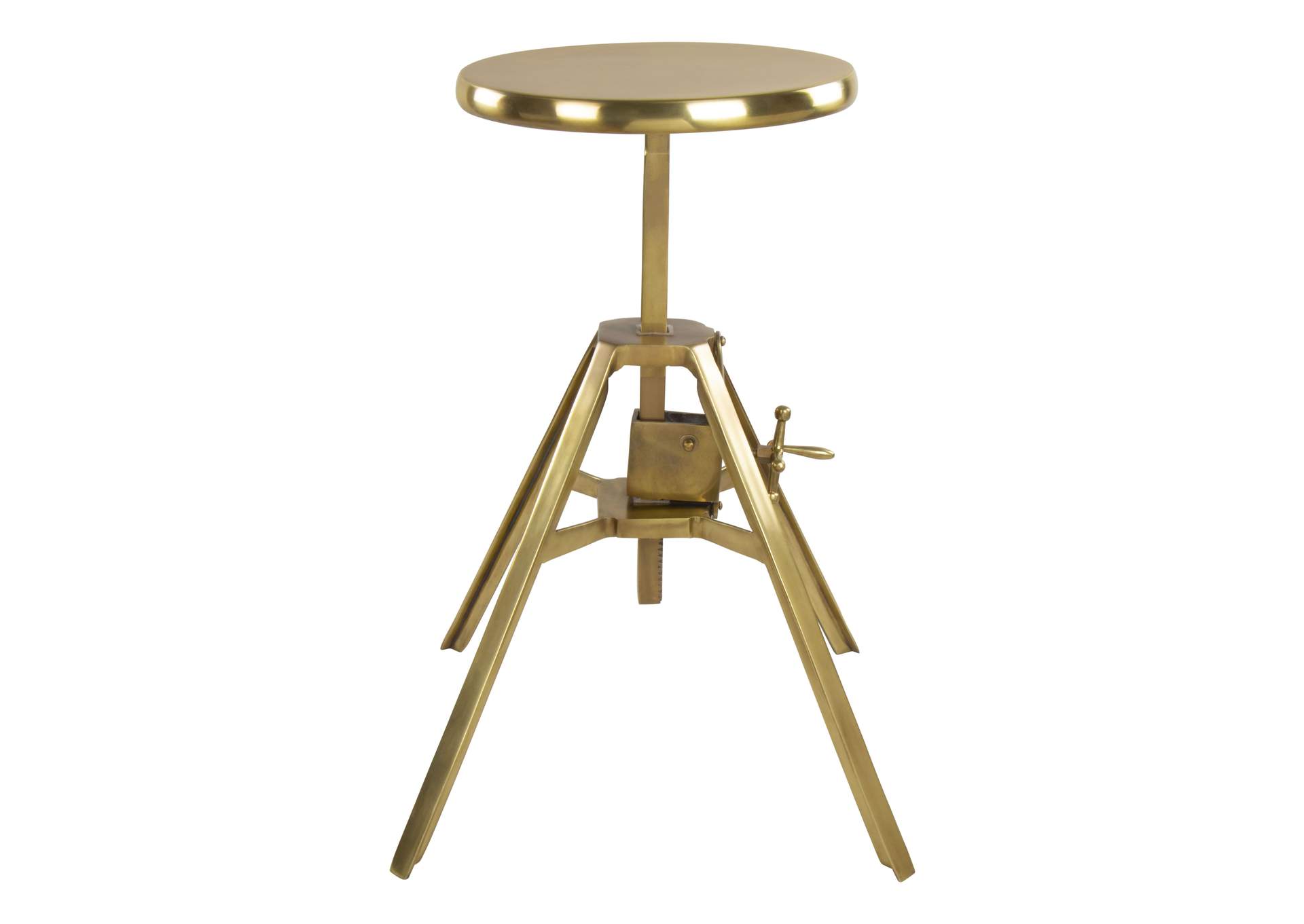 Mercy Stool Brass Gold,Zuo