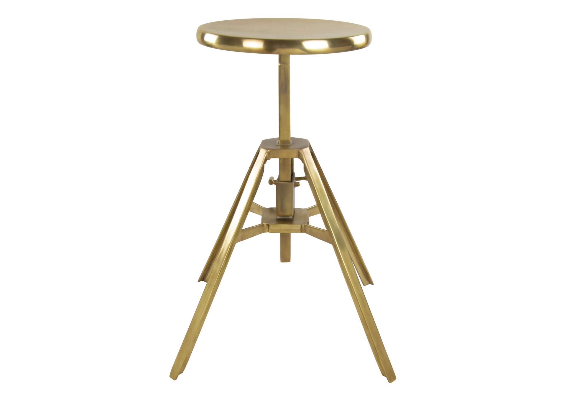 Mercy Stool Brass Gold,Zuo