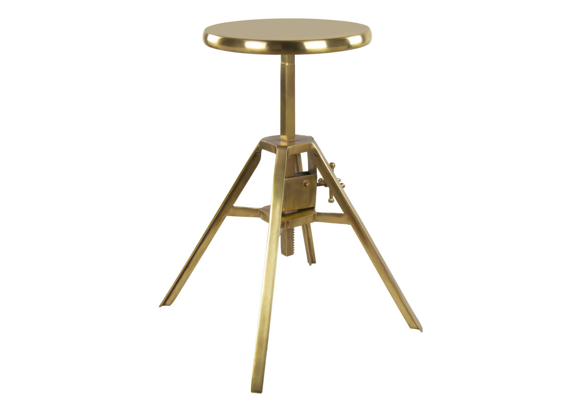 Mercy Stool Brass Gold,Zuo