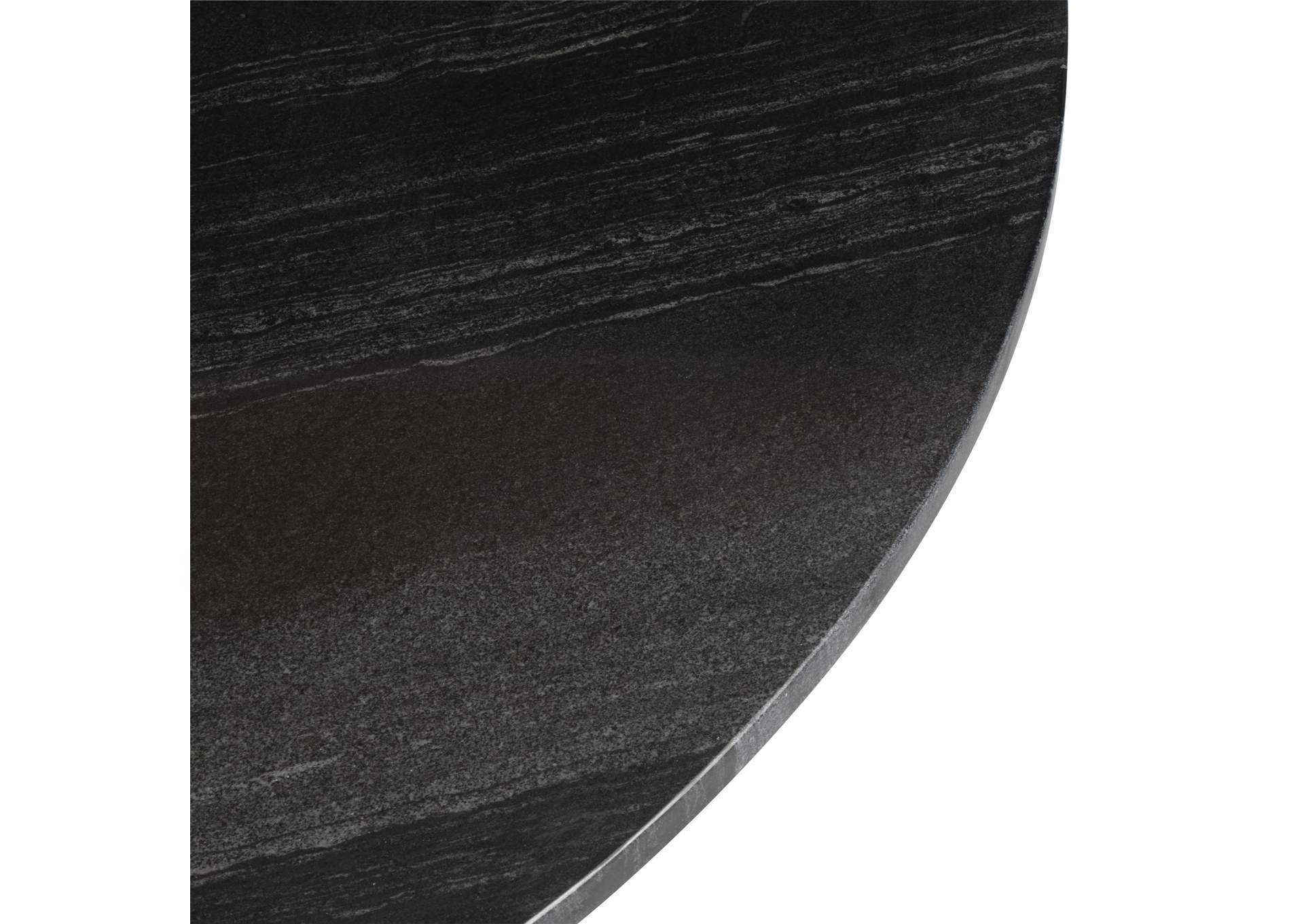 Taj Dining Table Black & Gold,Zuo