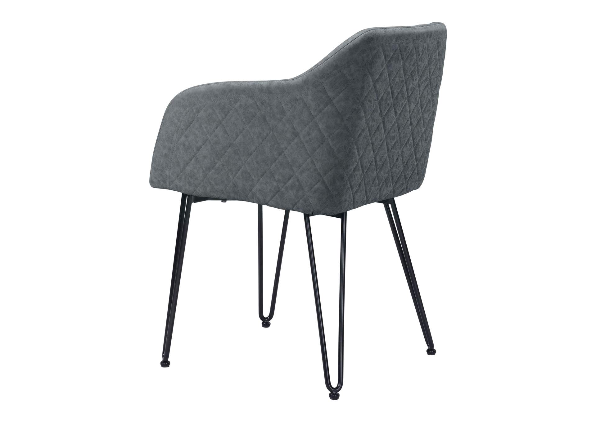 Braxton Dining Chair (Set Of 2) Vintage Gray,Zuo