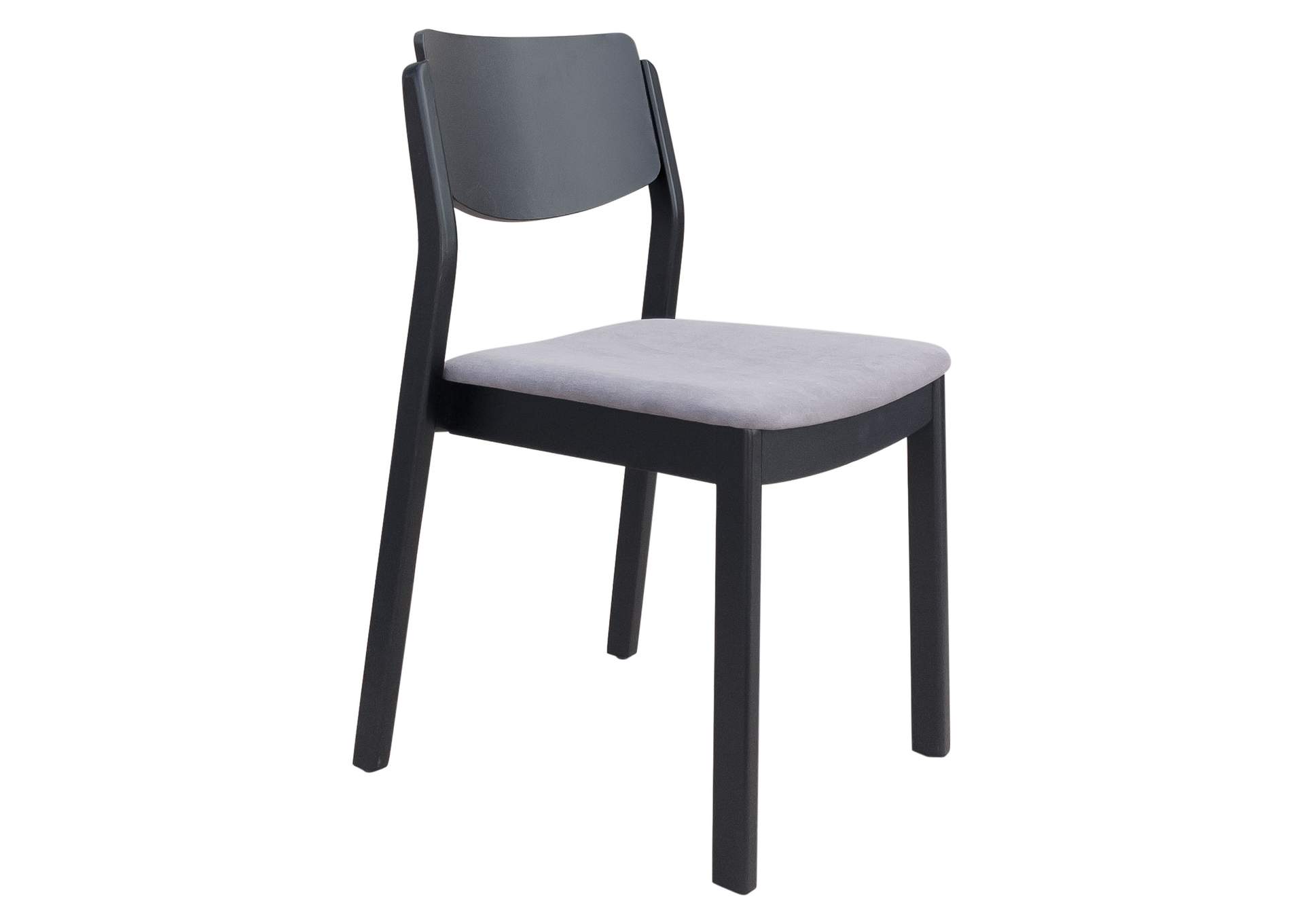 Desdamona Dining Chair (Set Of 2) Gray & Black,Zuo