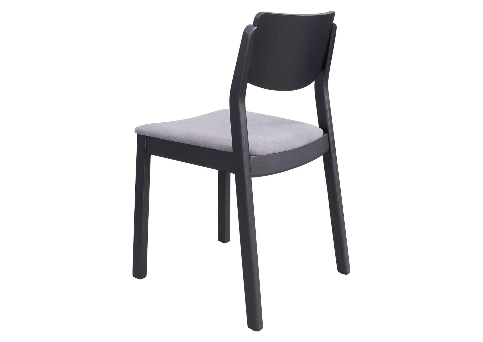 Desdamona Dining Chair (Set Of 2) Gray & Black,Zuo