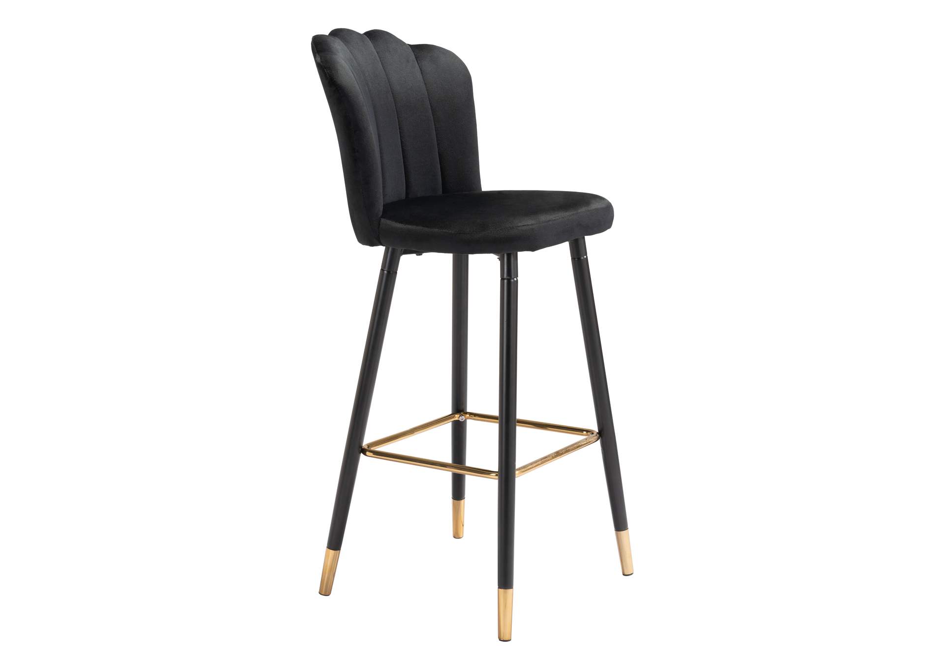 Zinclair Barstool Black,Zuo