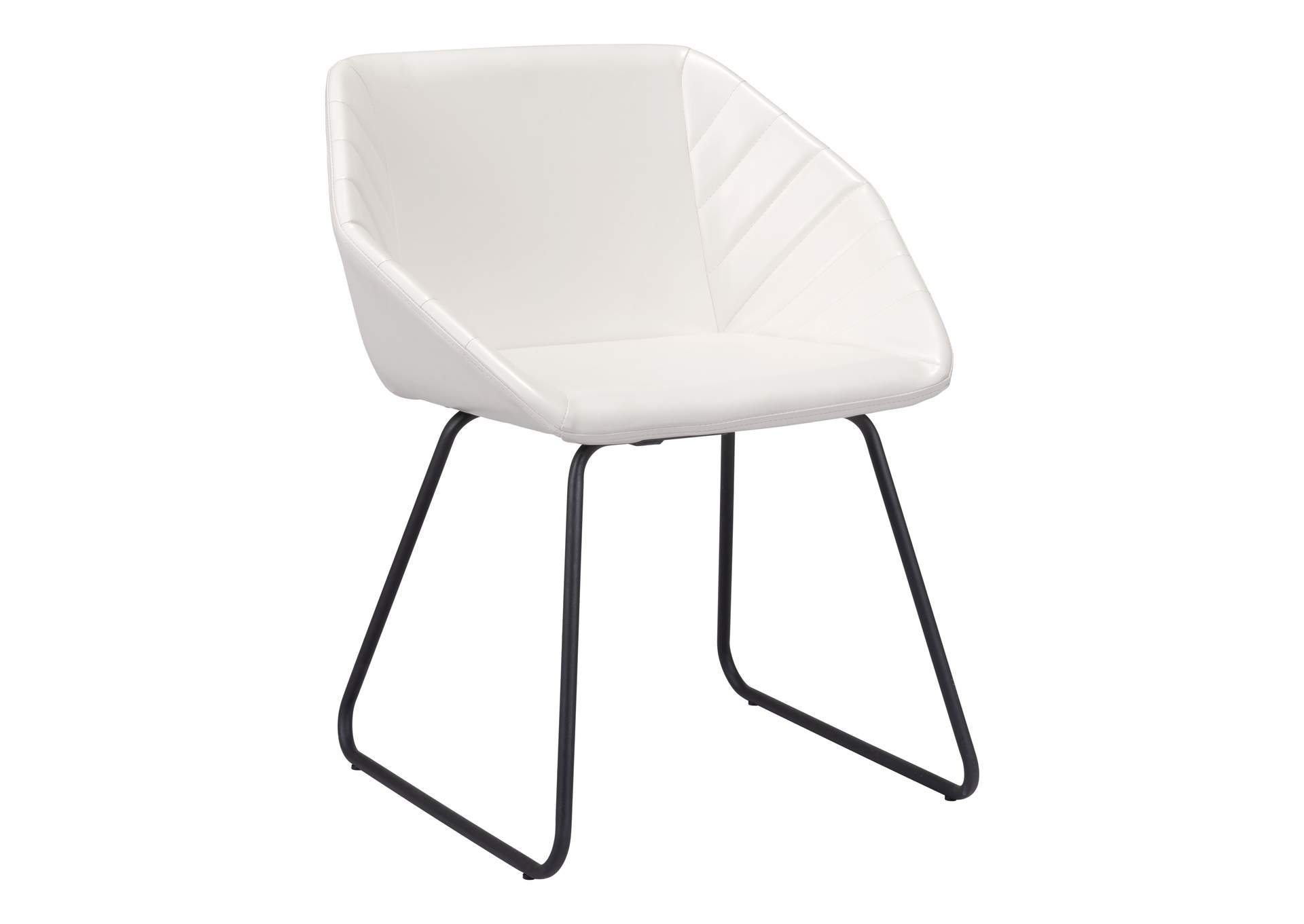 Miguel Dining Chair (Set Of 2) White,Zuo