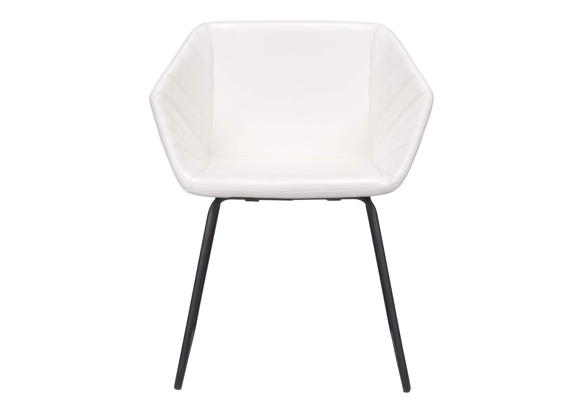 Miguel Dining Chair (Set Of 2) White,Zuo