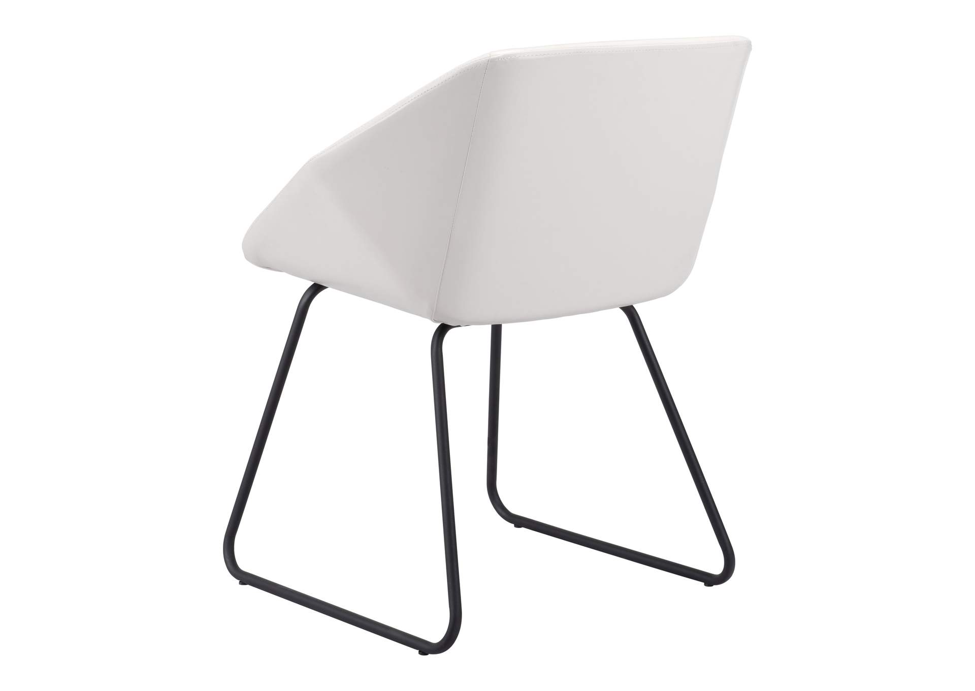 Miguel Dining Chair (Set Of 2) White,Zuo