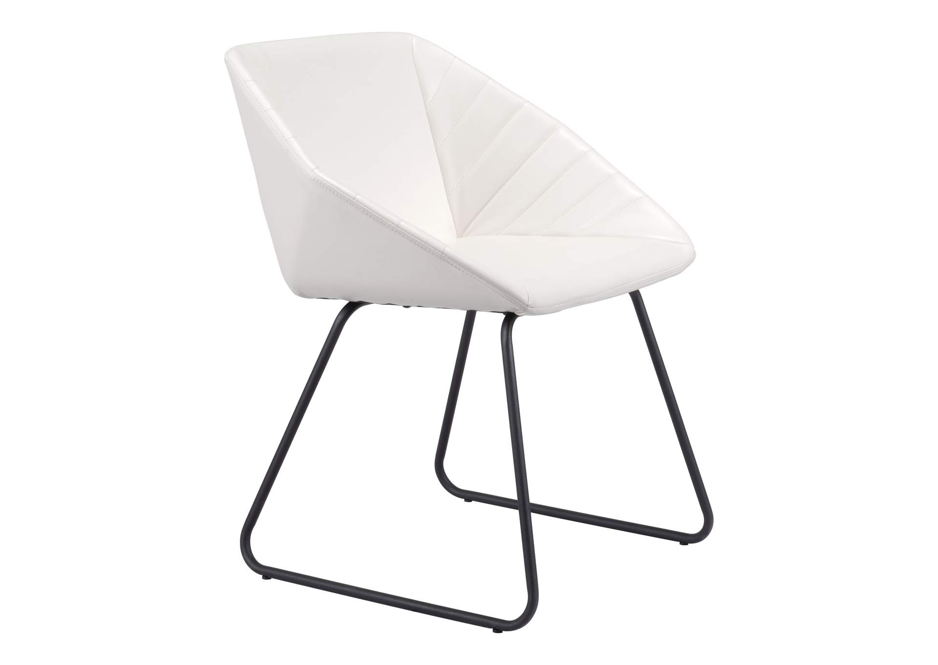 Miguel Dining Chair (Set Of 2) White,Zuo