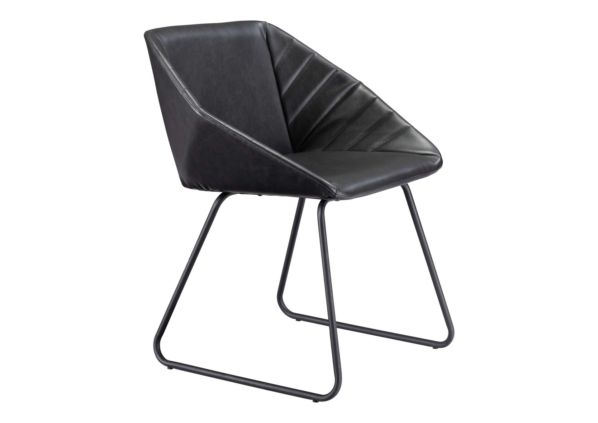 Miguel Dining Chair (Set Of 2) Black,Zuo