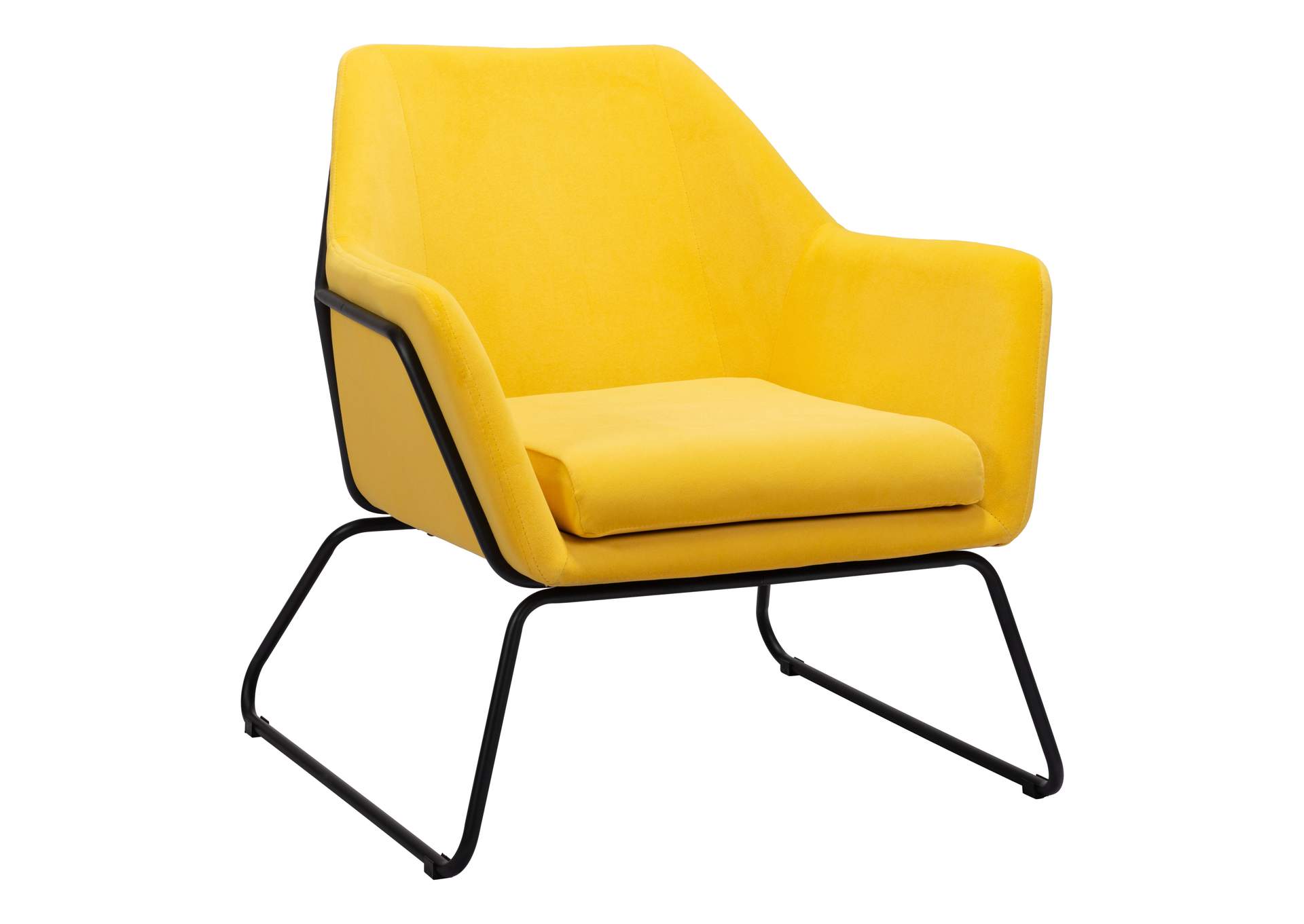 Jose Accent Chair Yellow,Zuo