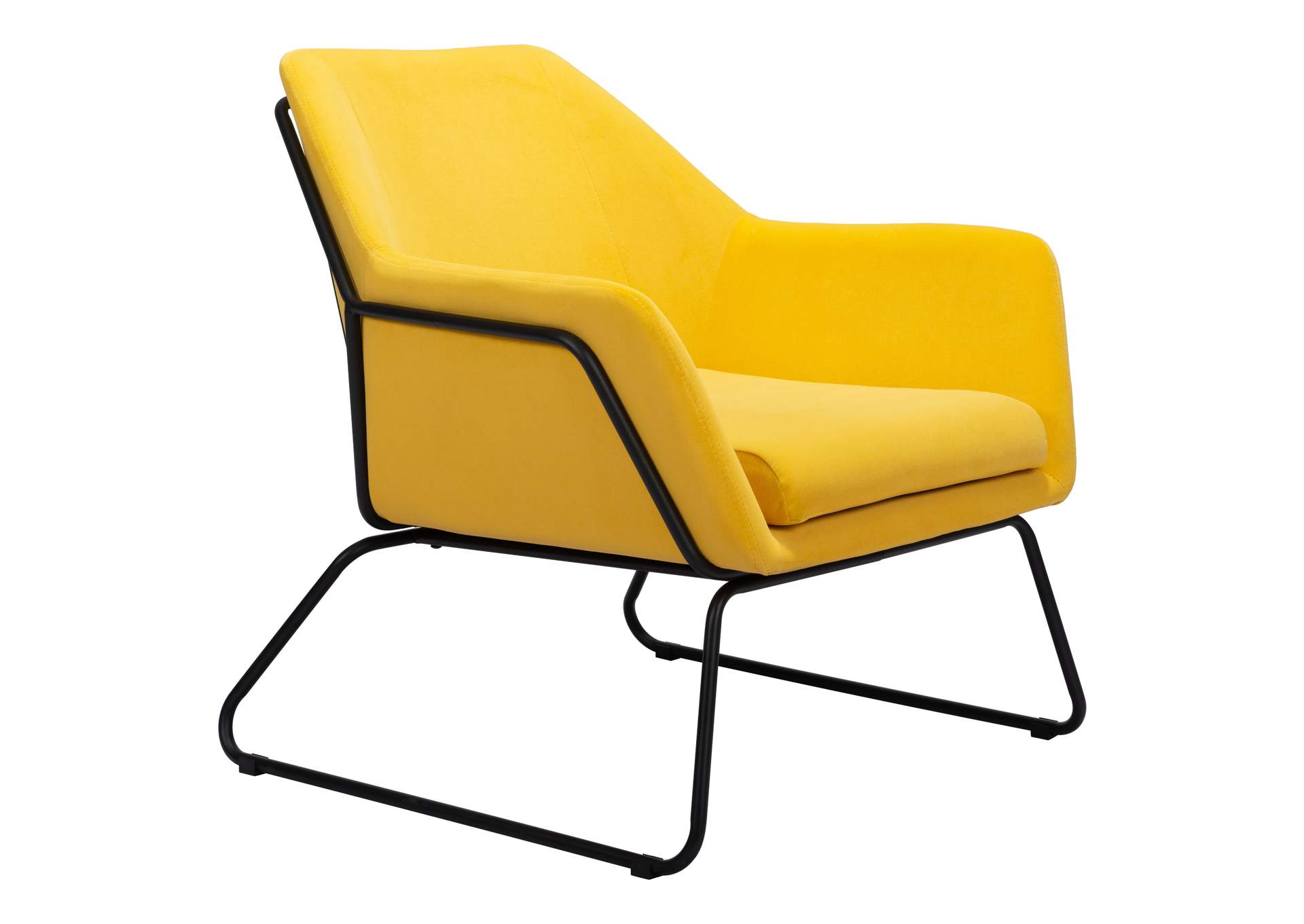 Jose Accent Chair Yellow,Zuo