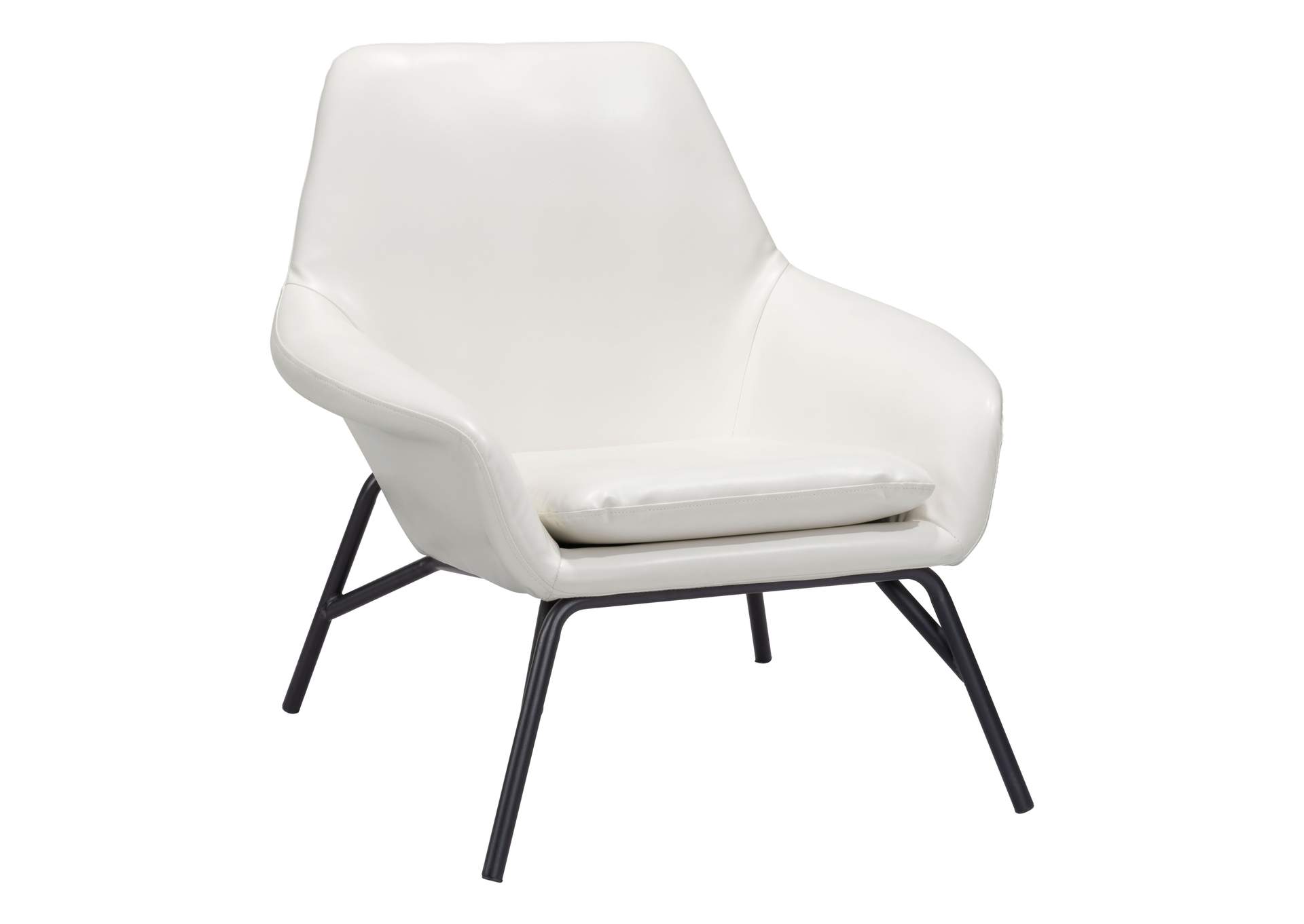 Javier Accent Chair White,Zuo