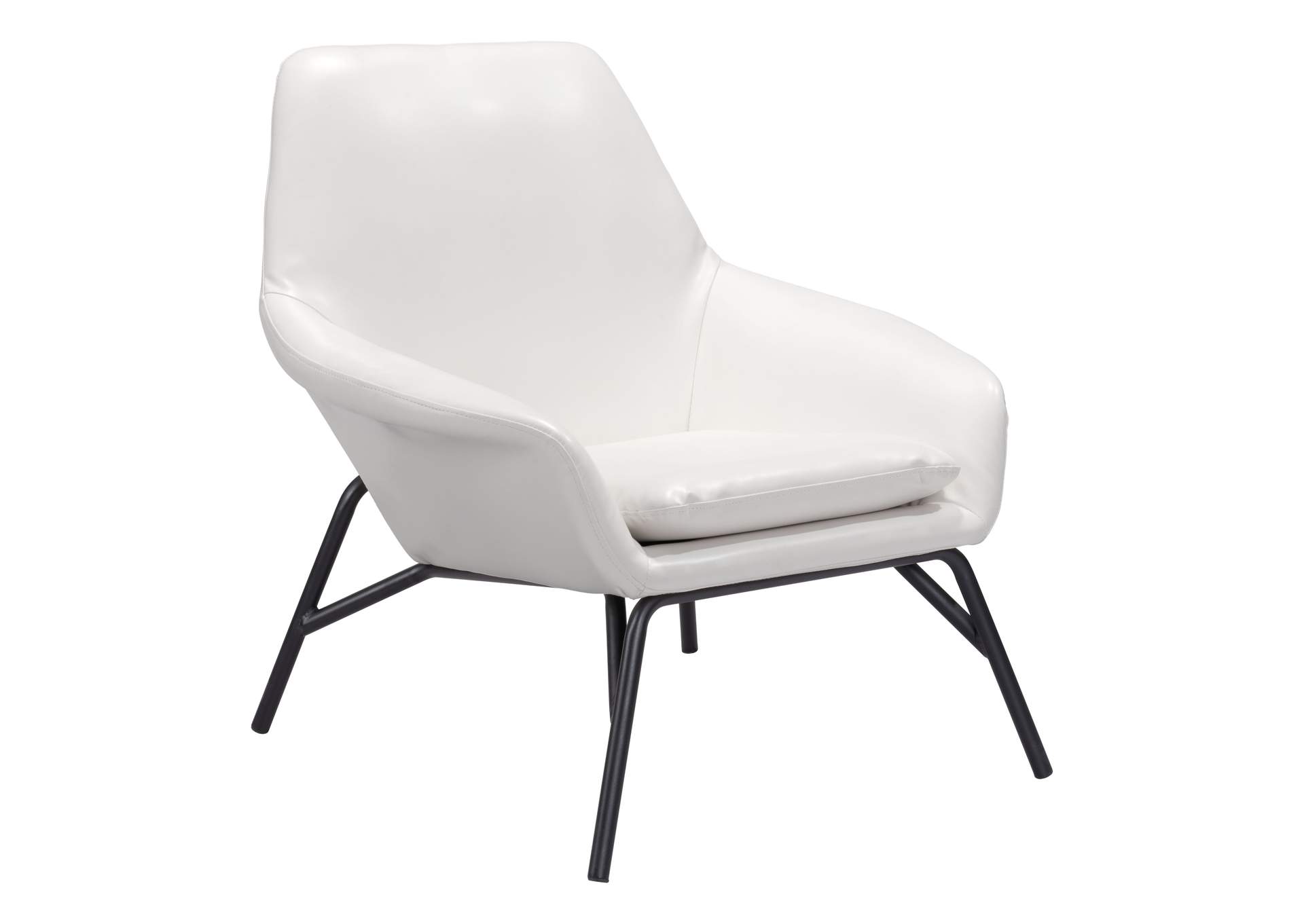 Javier Accent Chair White,Zuo